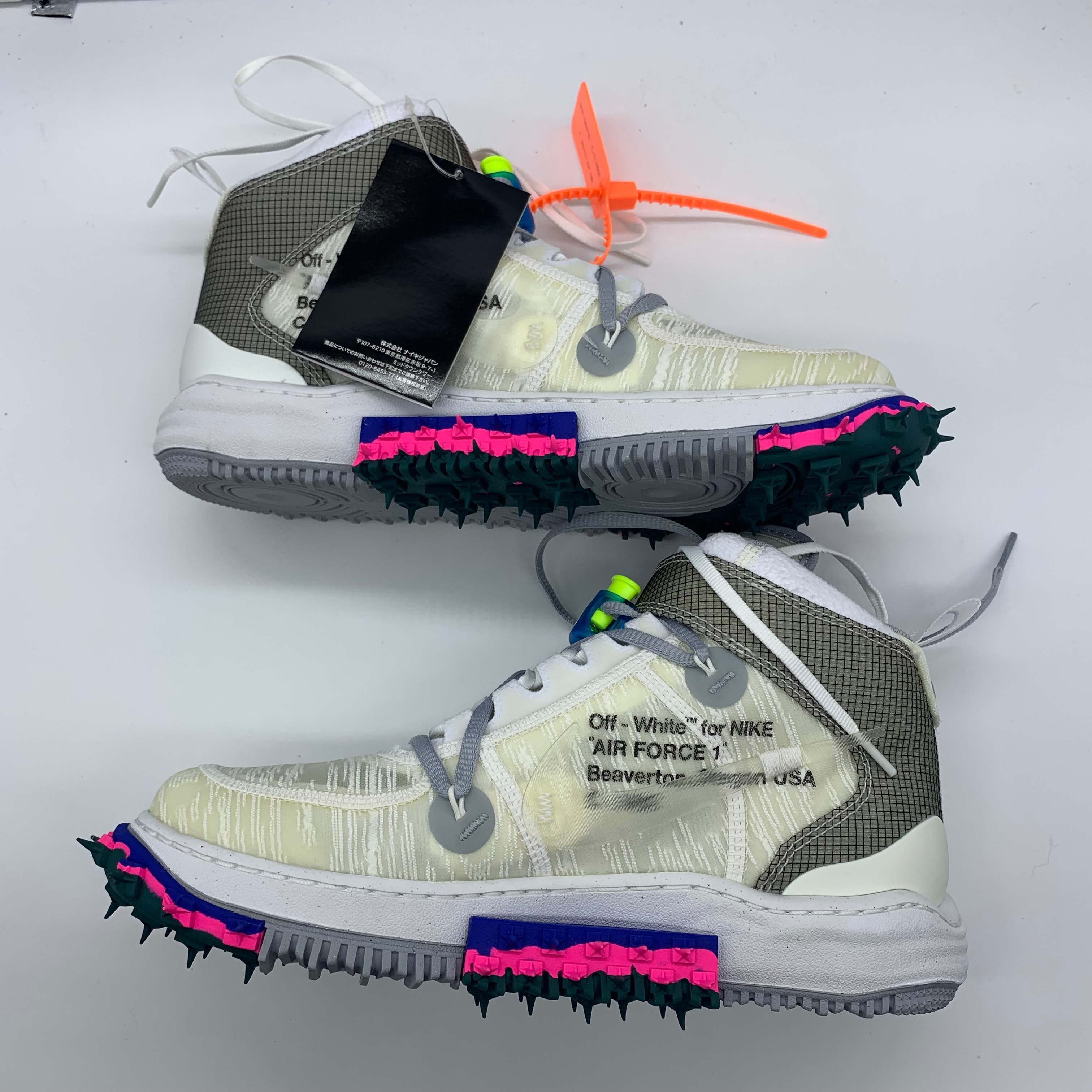 Off-White × Nike Air Force 1 Mid "White"