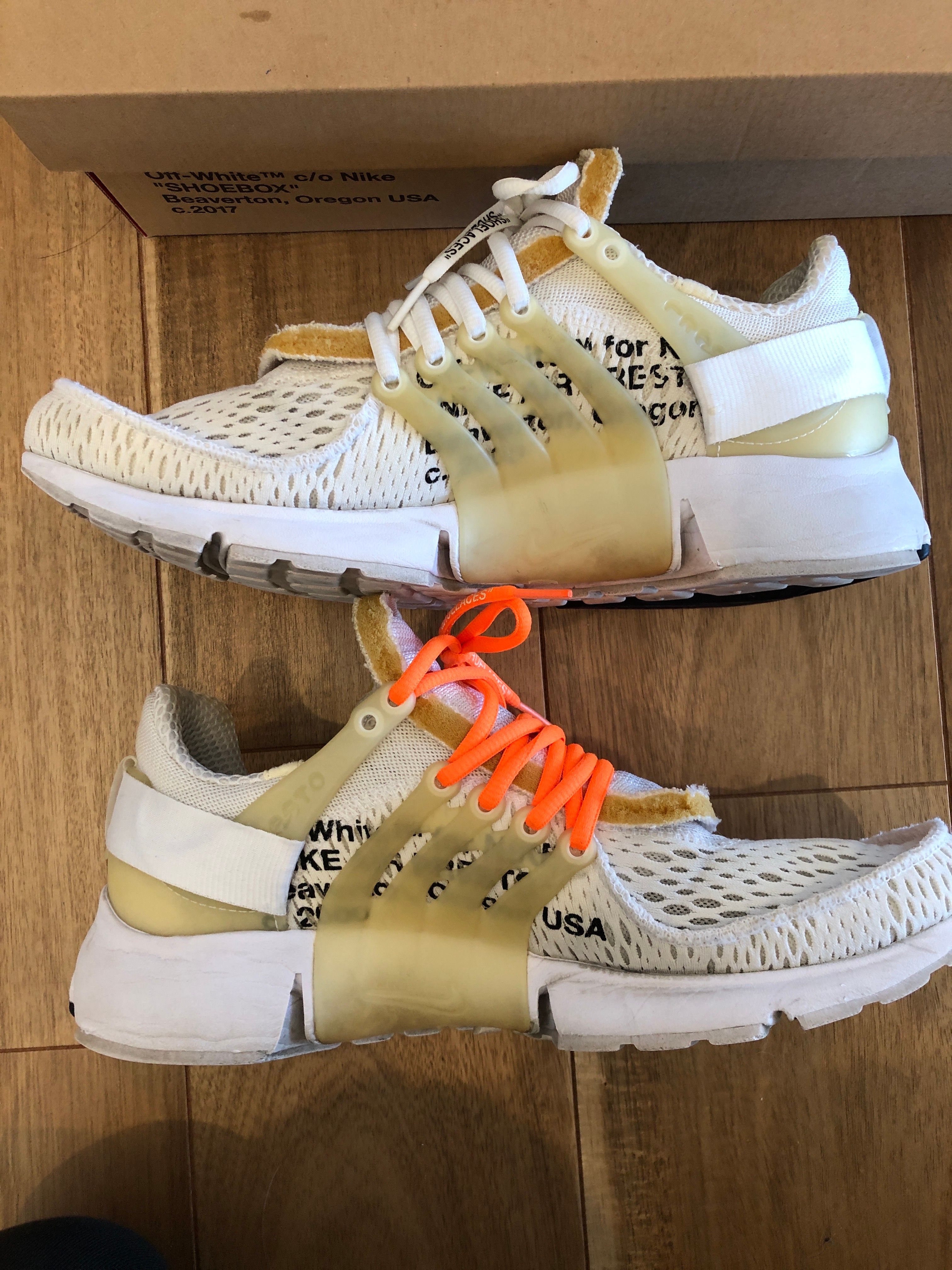 Off-White × Nike Air Presto "White/Black/Cone"