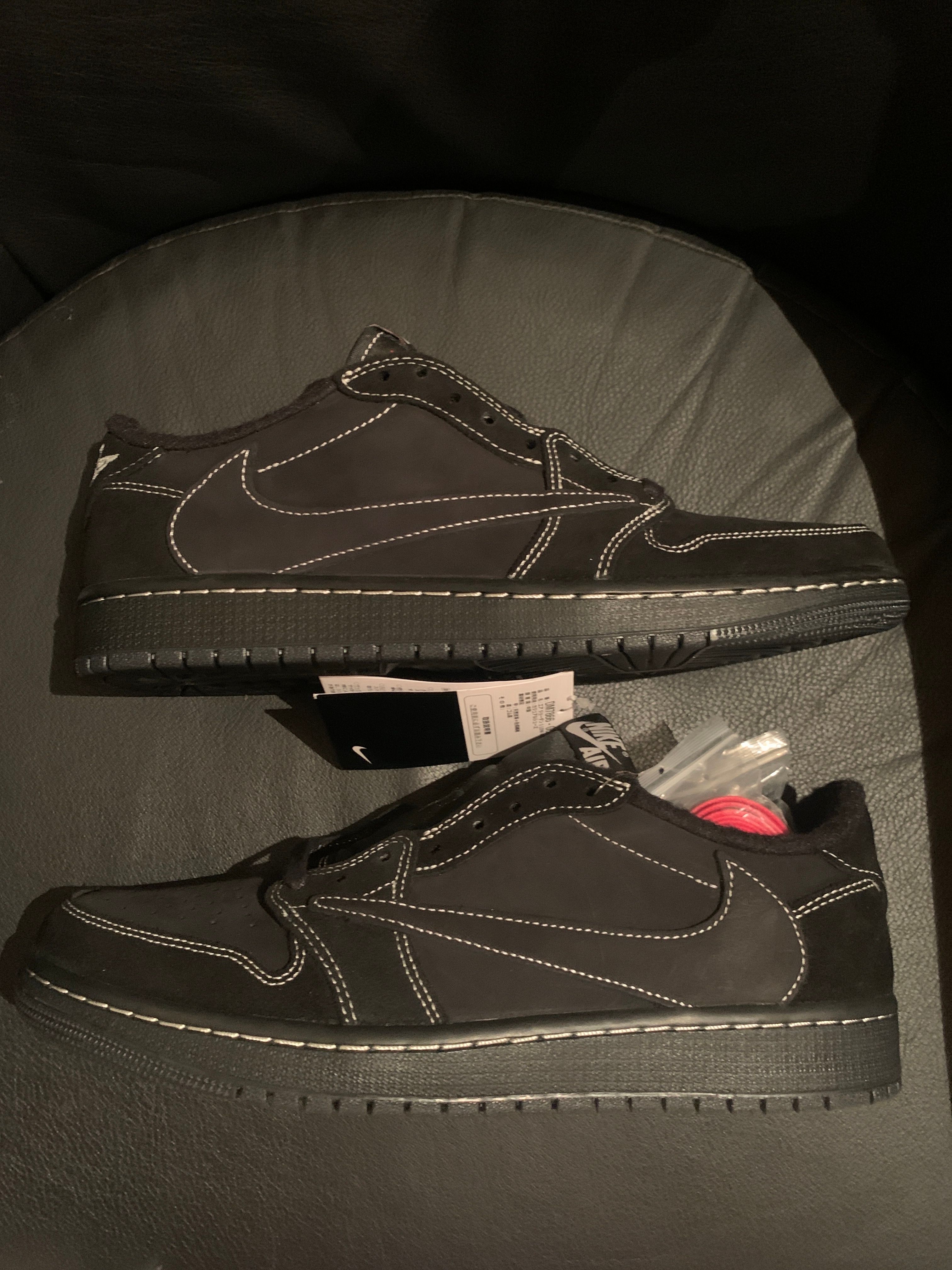 Travis Scott × Nike Air Jordan 1 Low OG SP "Black Phantom"