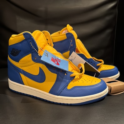Nike Women's Air Jordan 1 High OG "Game Royal and Varsity Maize"