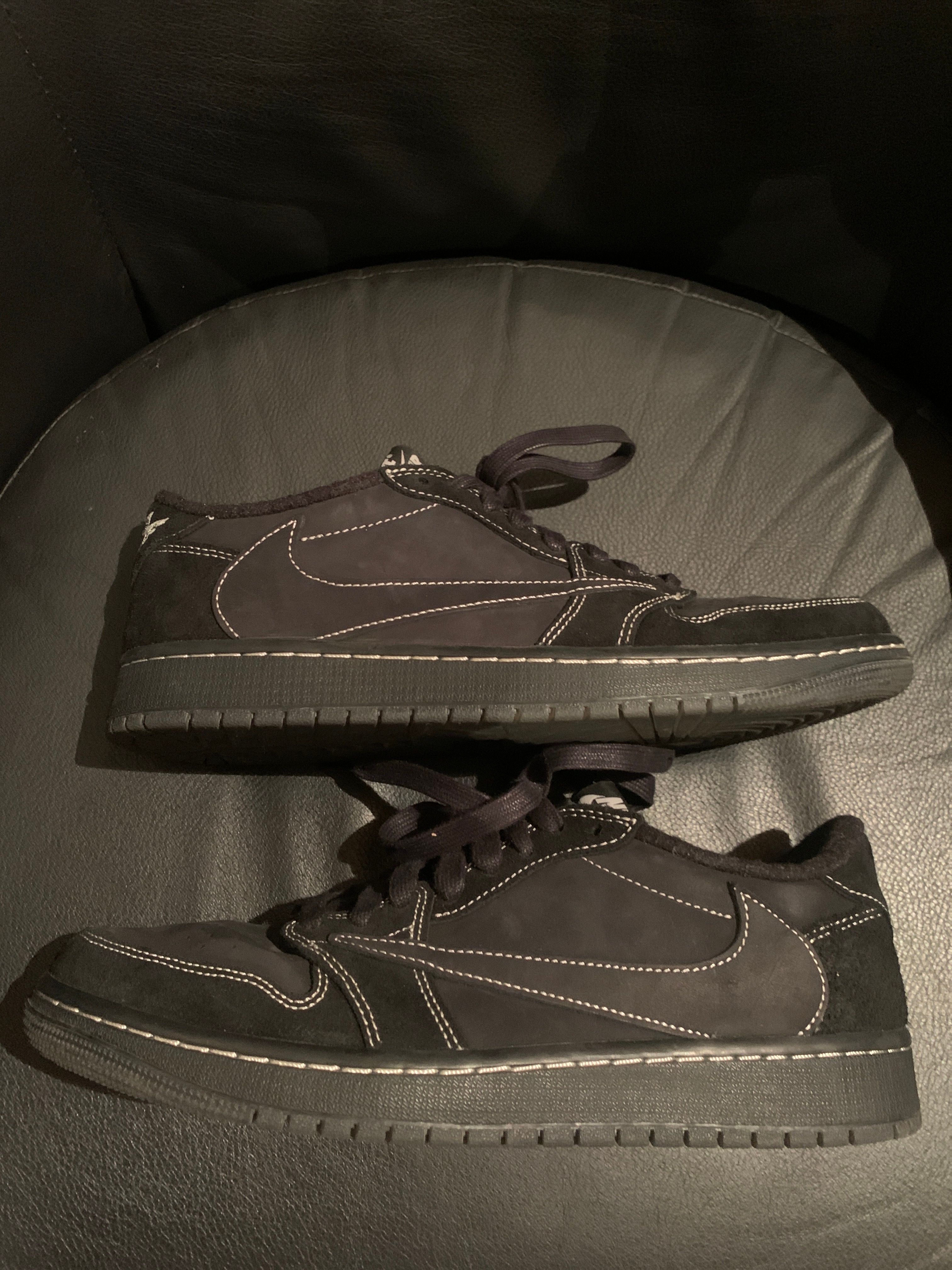 Travis Scott × Nike Air Jordan 1 Low OG SP "Black Phantom"