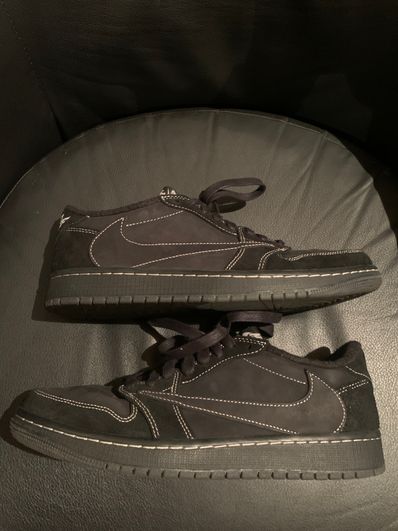 Travis Scott × Nike Air Jordan 1 Low OG SP "Black Phantom"