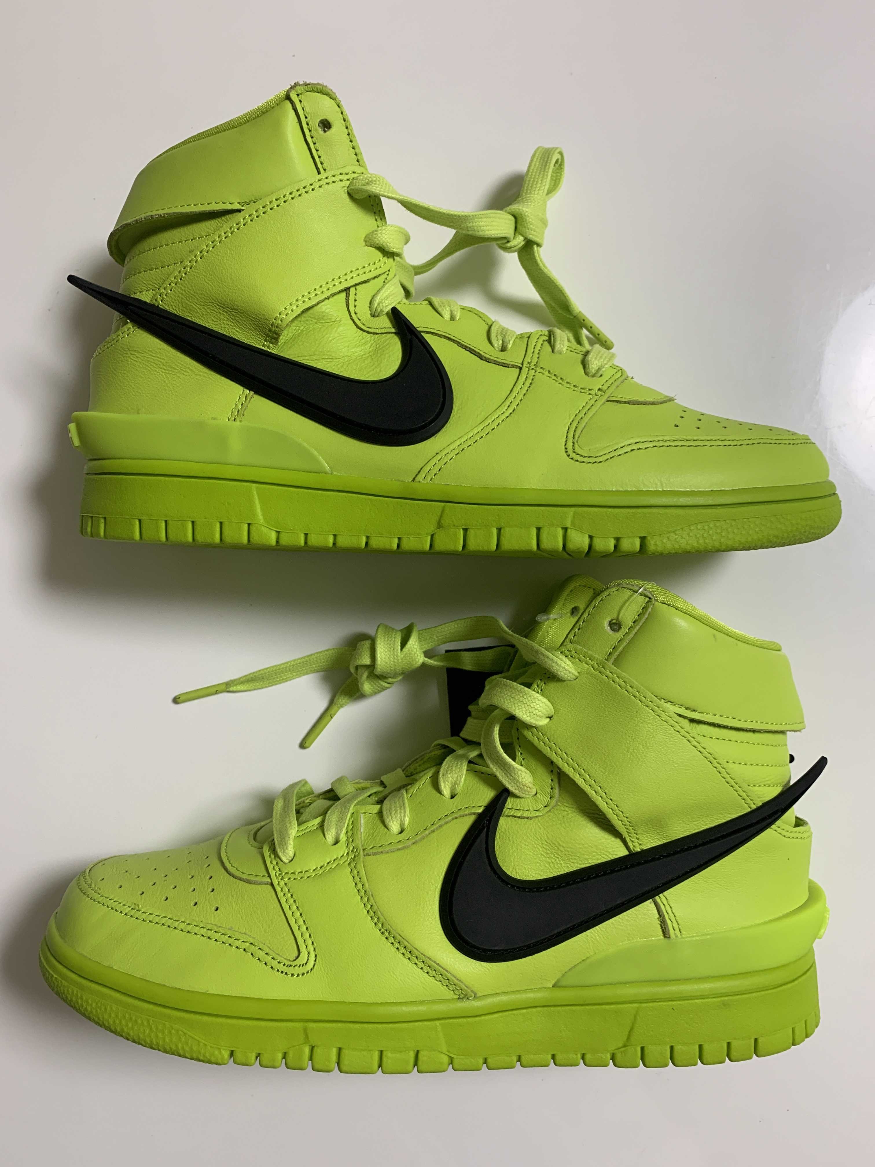 AMBUSH × NIKE DUNK HIGH "FLASH LIME"