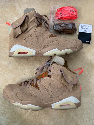 Travis Scott × Nike Air Jordan 6 "British Khaki"