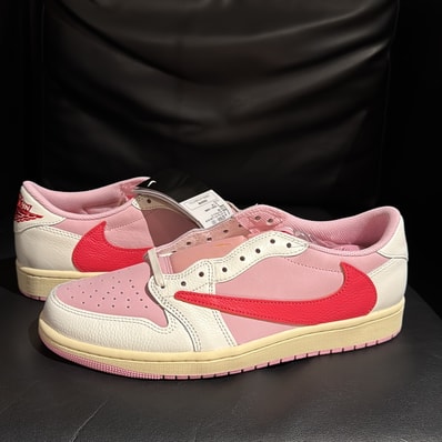 Travis Scott × Nike Air Jordan 1 Retro Low OG "Sail/Tropical Pink"