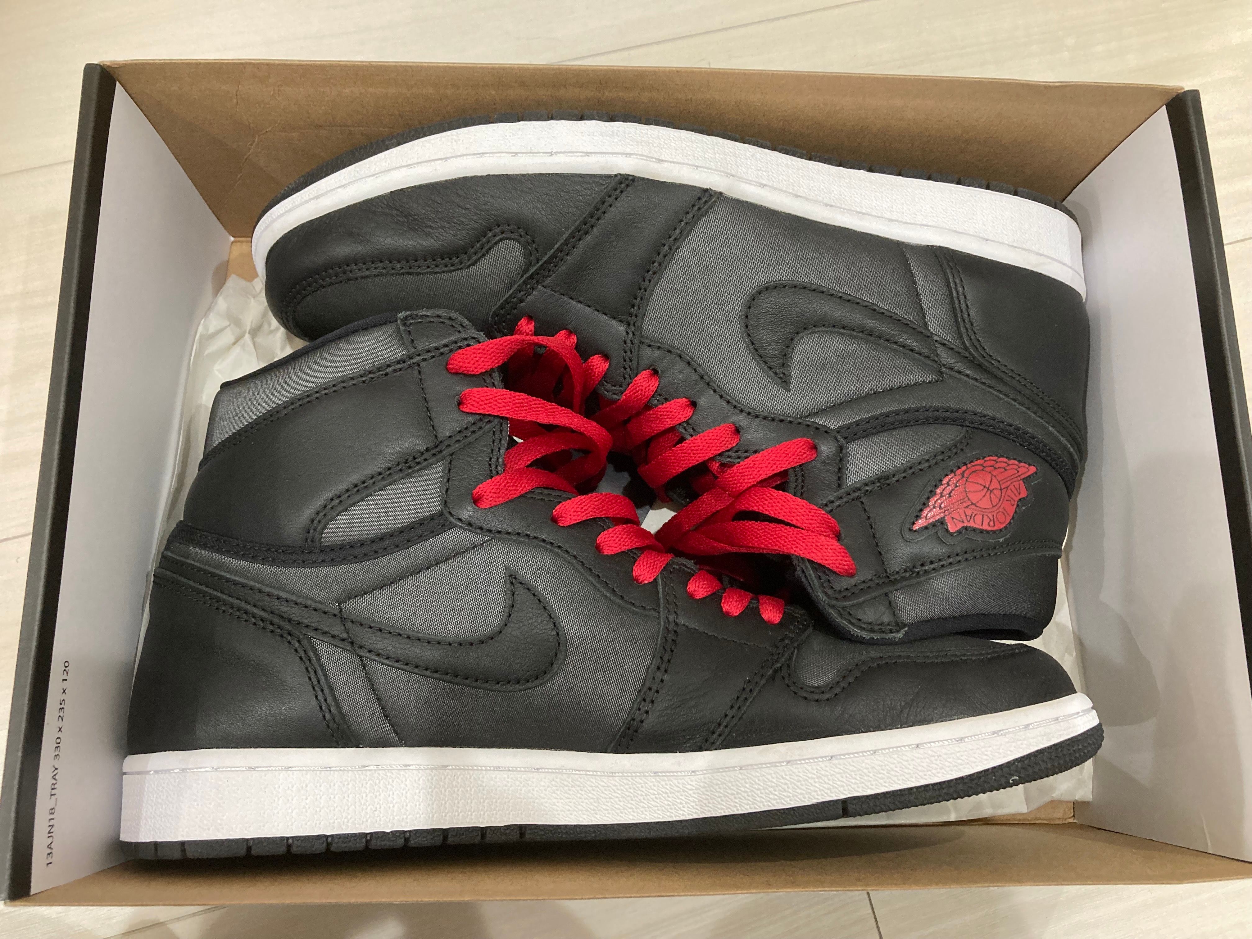 Nike Air Jordan 1 Retro High OG "Black/Metallic Silver/Gym Red"  