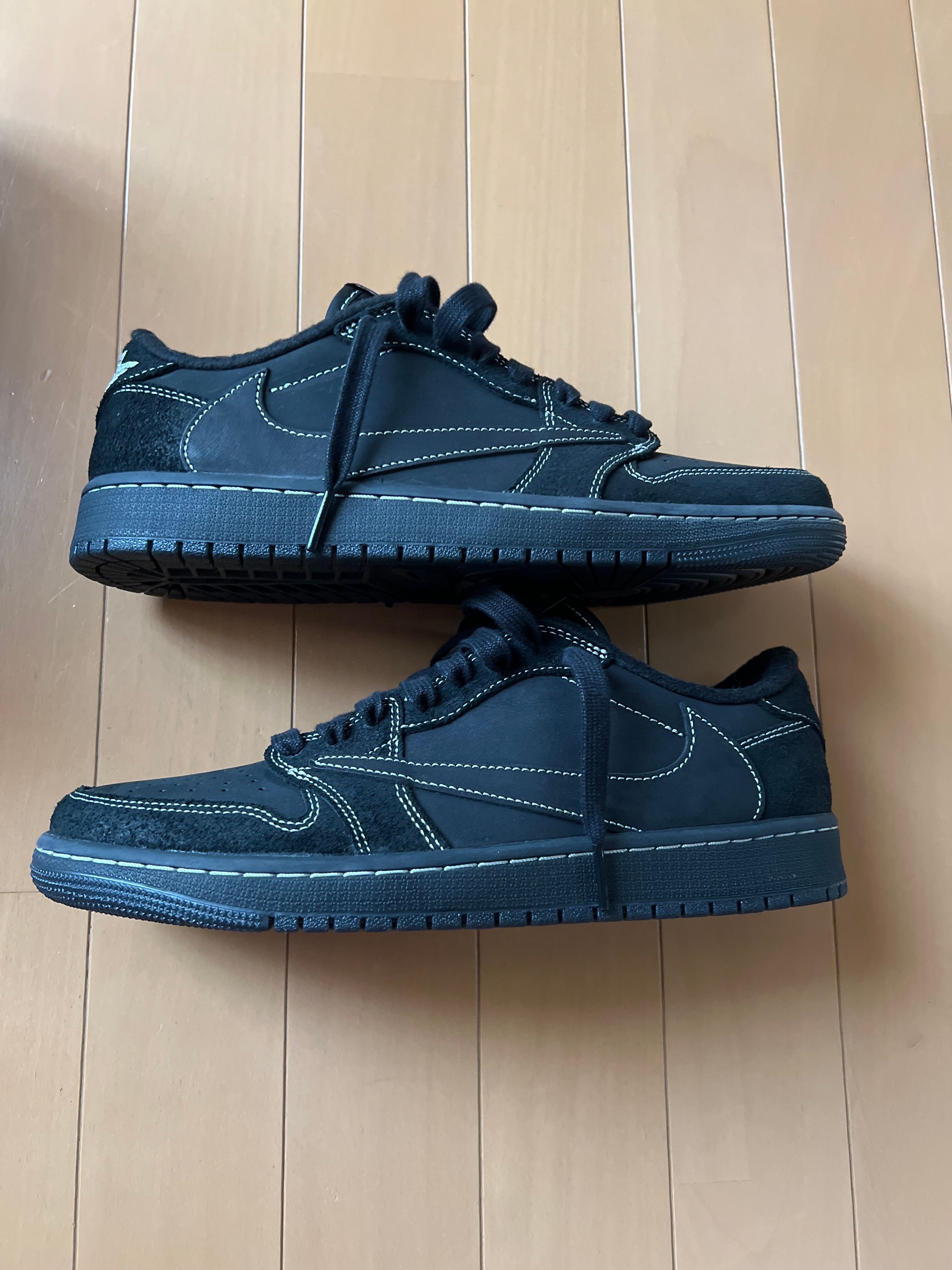 Travis Scott × Nike Air Jordan 1 Low OG SP "Black Phantom"