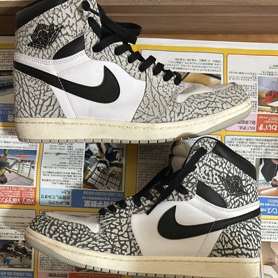Nike Air Jordan 1 High OG "White Cement/Safari"