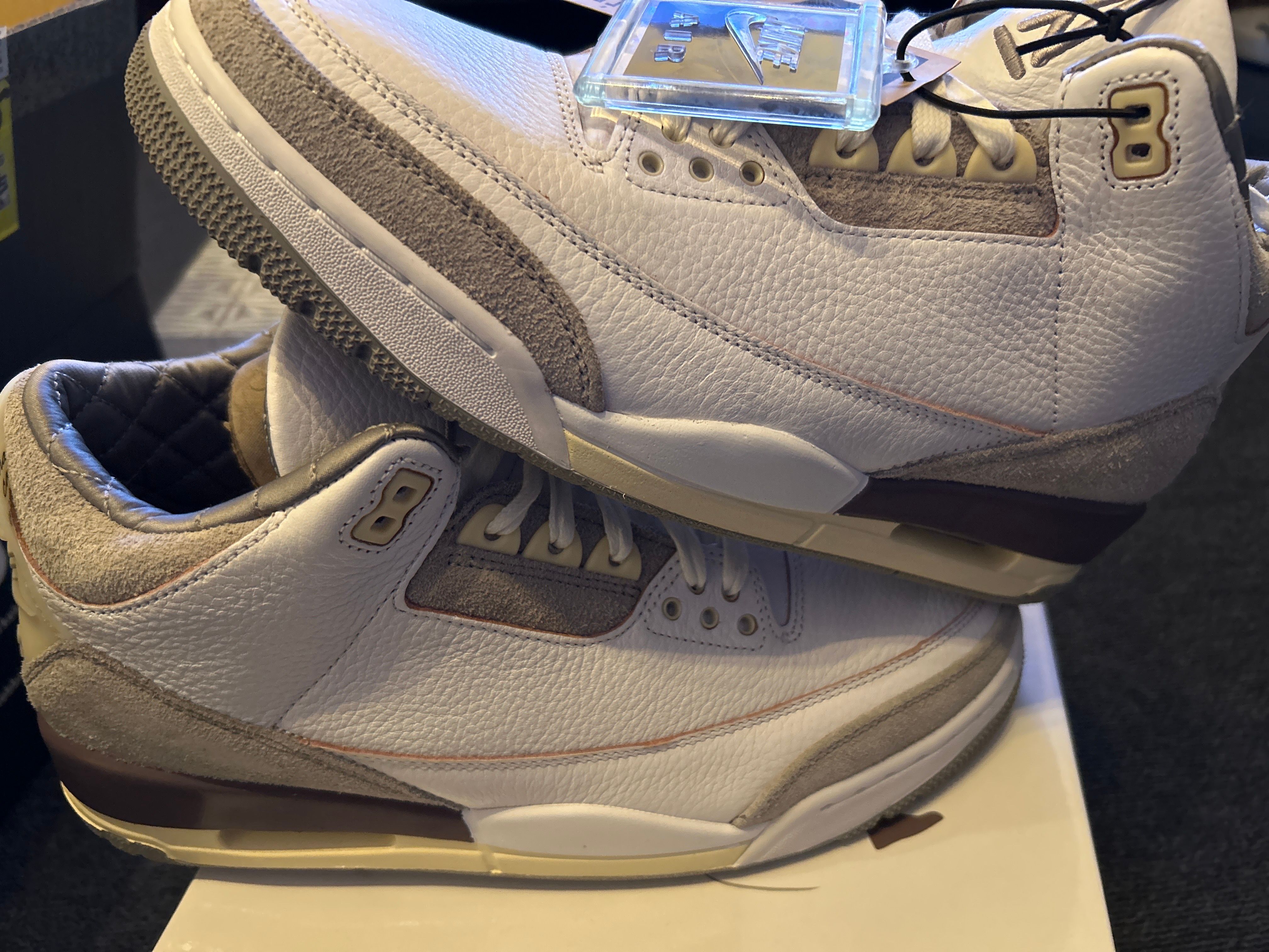 A Ma Maniere × Nike Women's Air Jordan 3 Retro SP "White/Medium Grey Violet Ore"