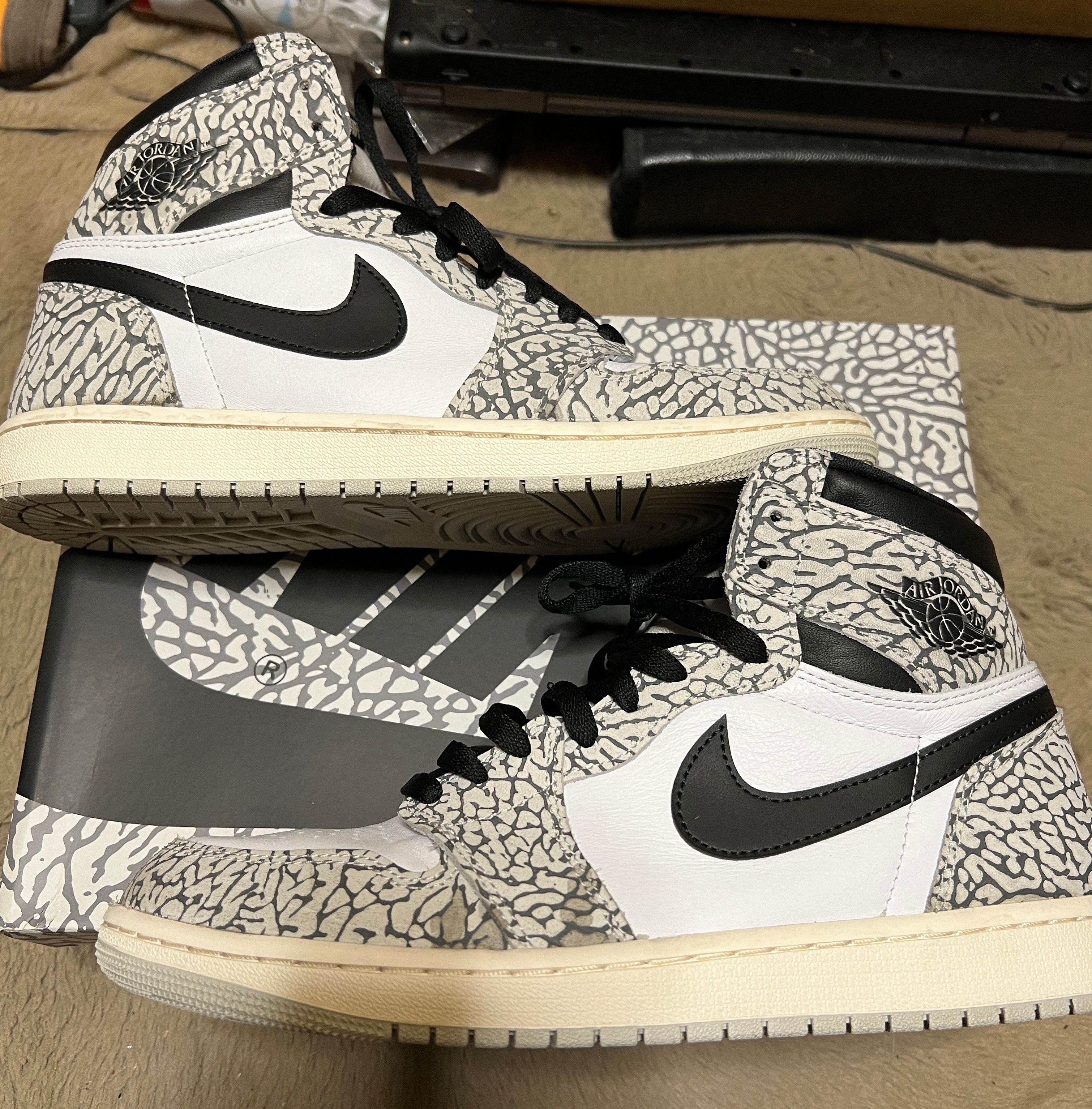 Nike Air Jordan 1 High OG "White Cement/Safari"