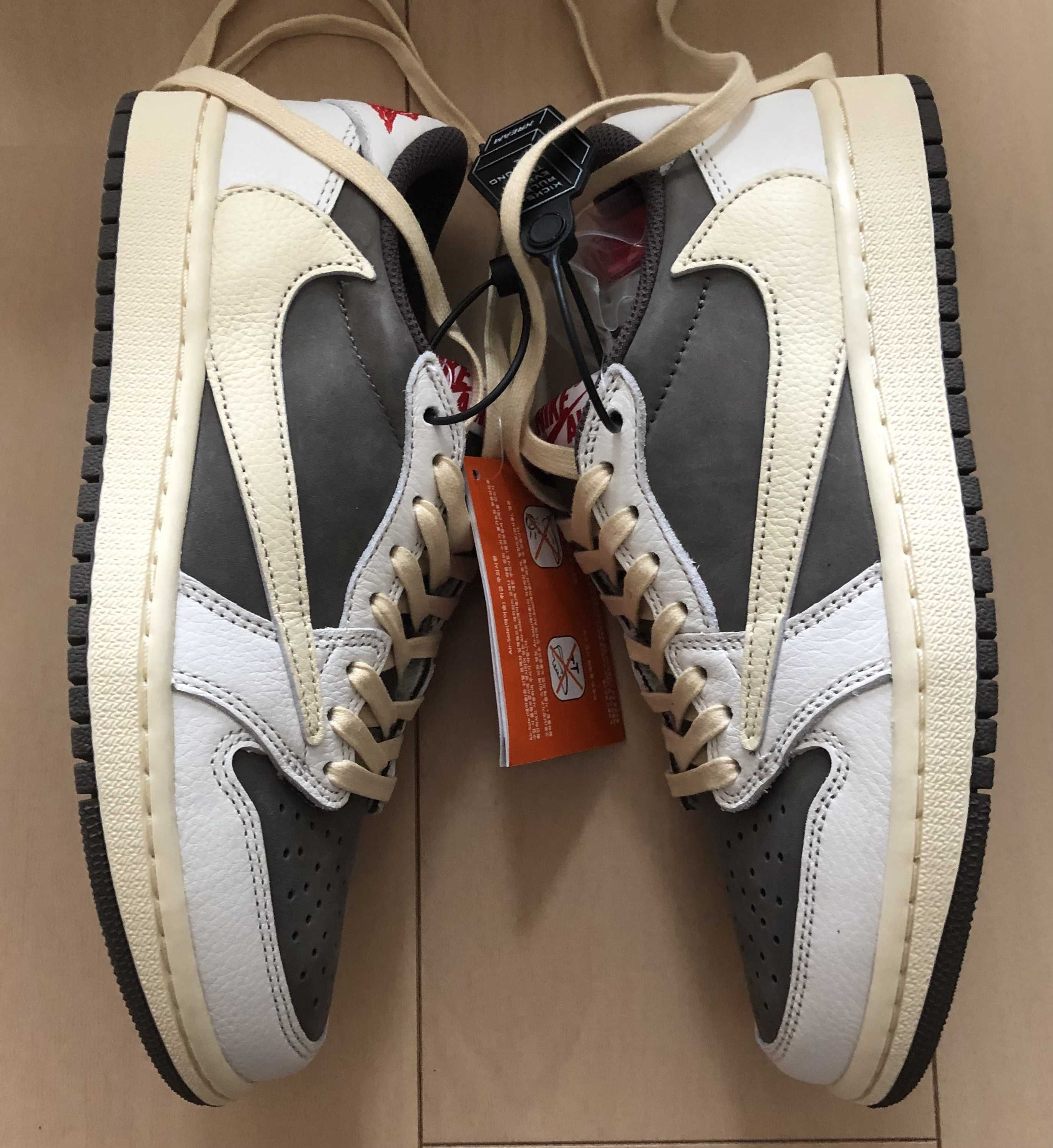 Travis Scott × Nike Air Jordan 1 Low OG SP "Reverse Mocha/Sail and Ridgerock"