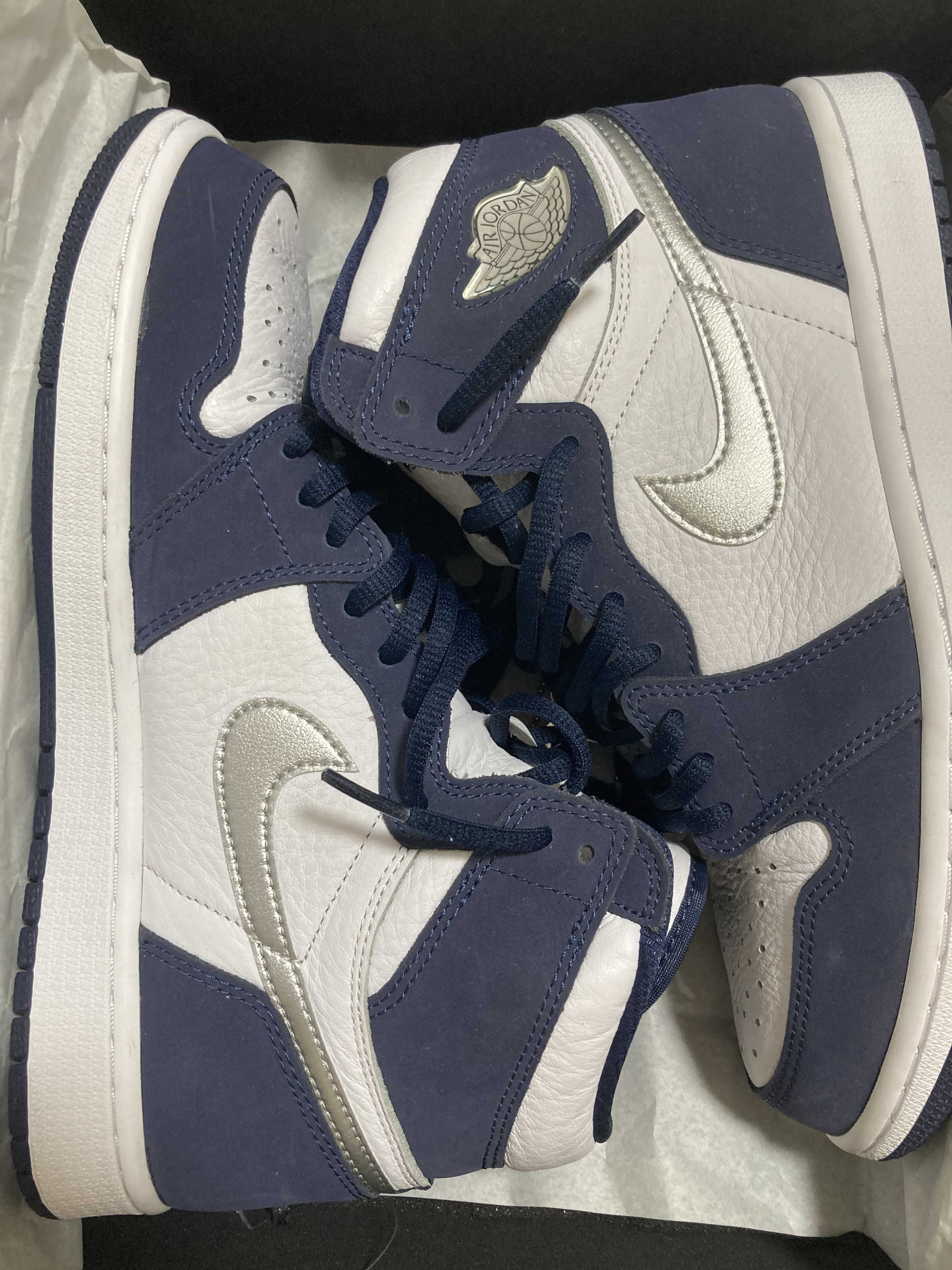 Nike Air Jordan 1 Retro High OG CO.JP "Midnight Navy"(2020)(ブリーフケース付き)