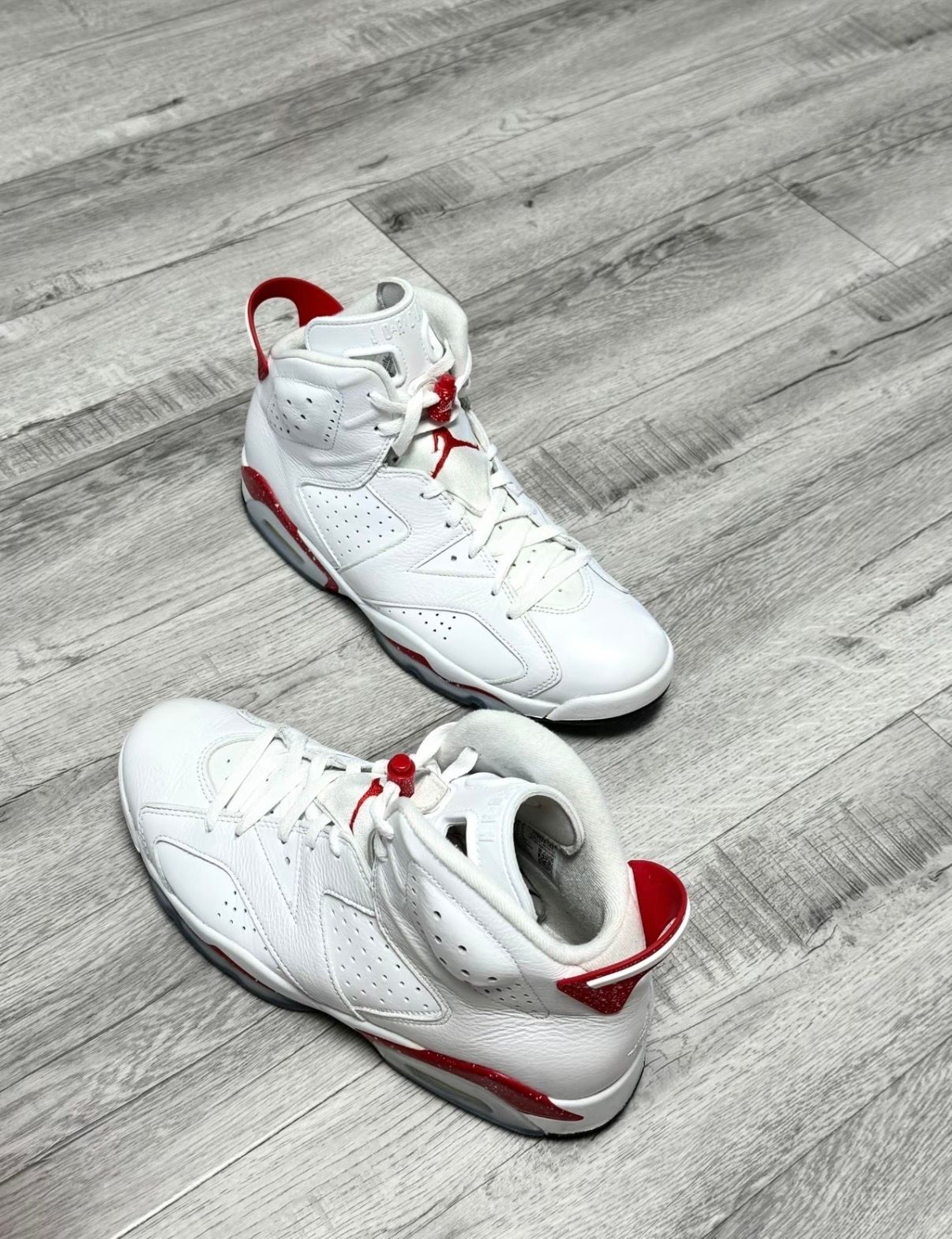 Nike Air Jordan 6 白/赤 スニーカー Nike Air Jordan 6 