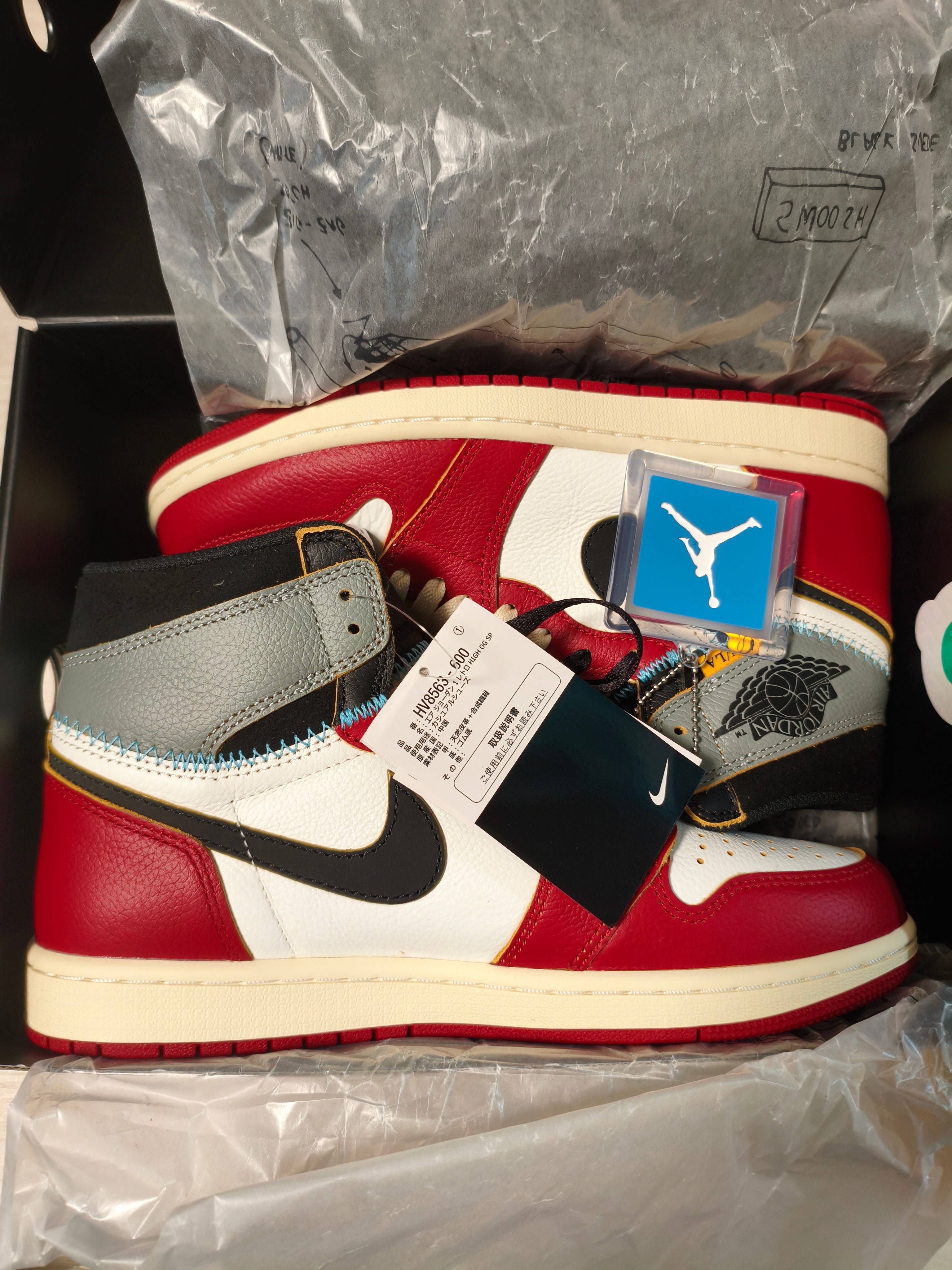 UNION × Nike Air Jordan 1 Retro High OG "Chicago/Shadow"