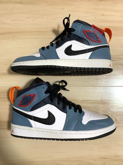 FACETASM × Nike Air Jordan 1 Mid "White/Navy"