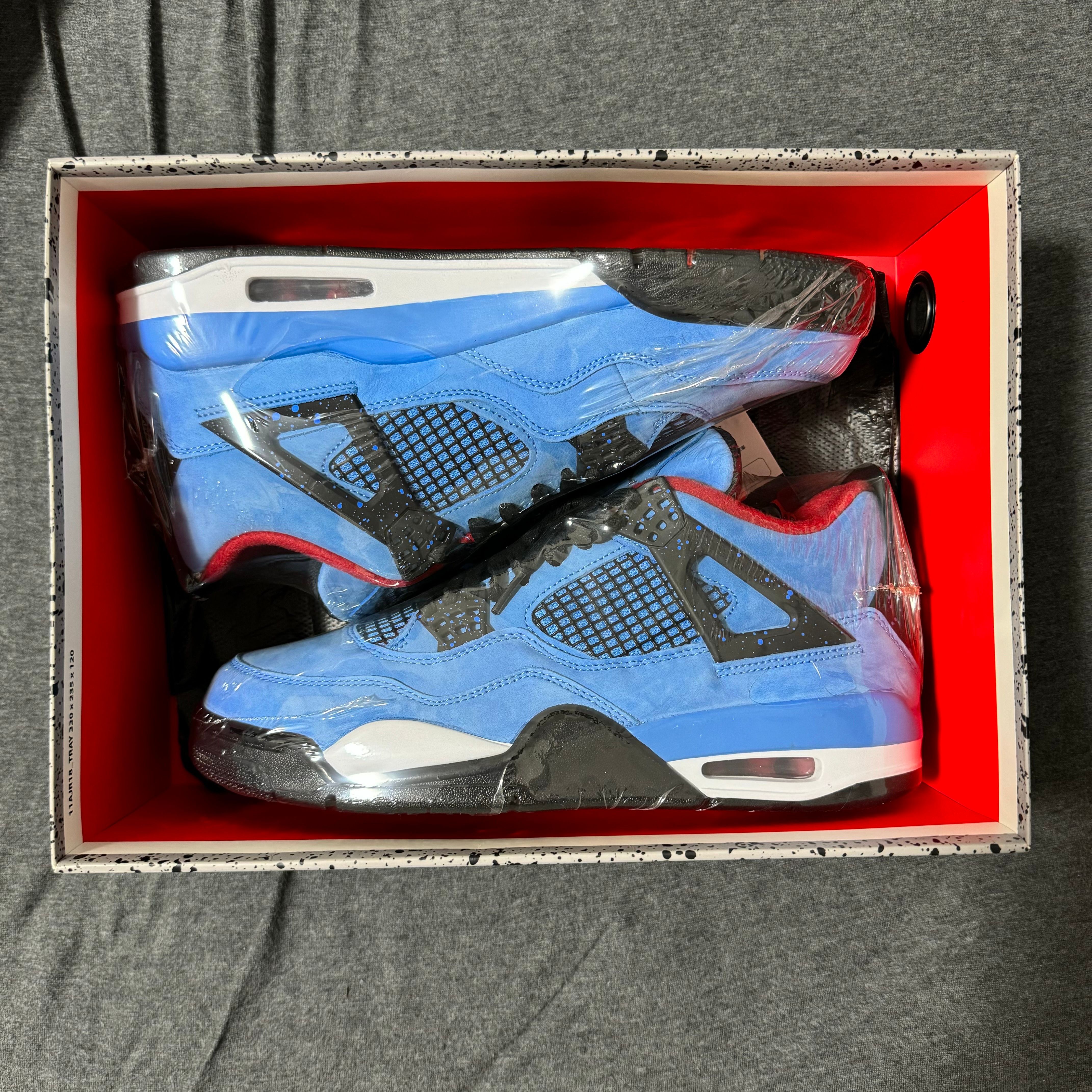 Travis Scott × Nike Air Jordan 4 Retro Cactus Jack "University Blue"