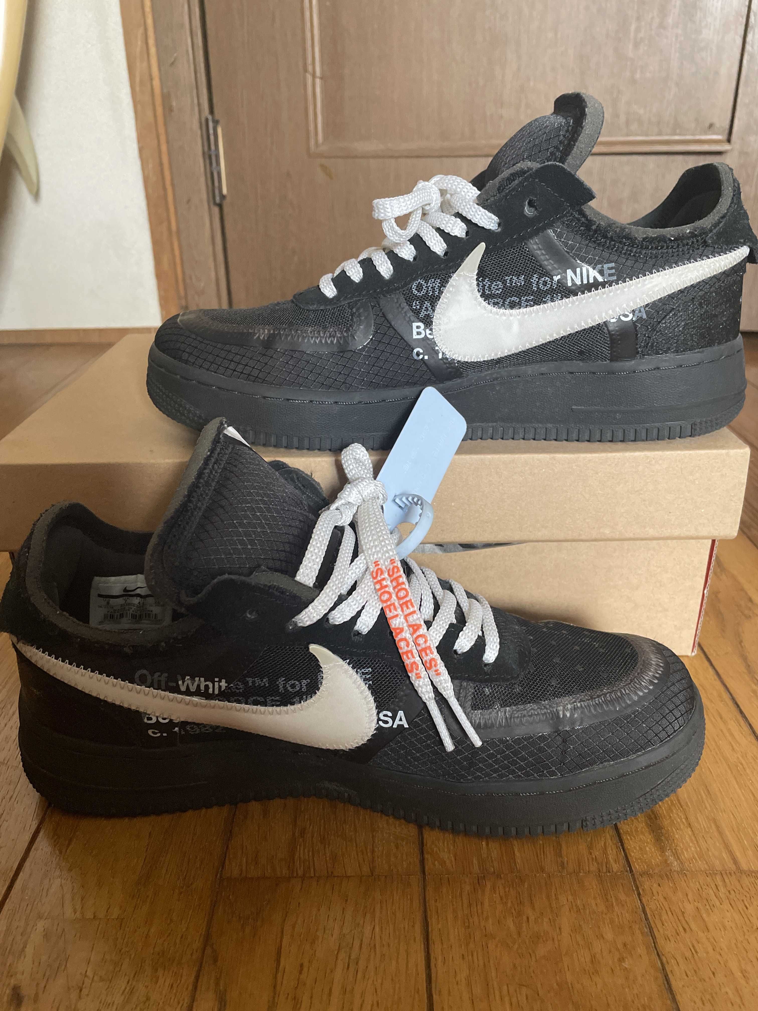 Off-White × Nike Air Force 1 Low "Black"