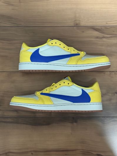Travis Scott × Nike Women's Air Jordan 1 Retro Low OG "Canary"
