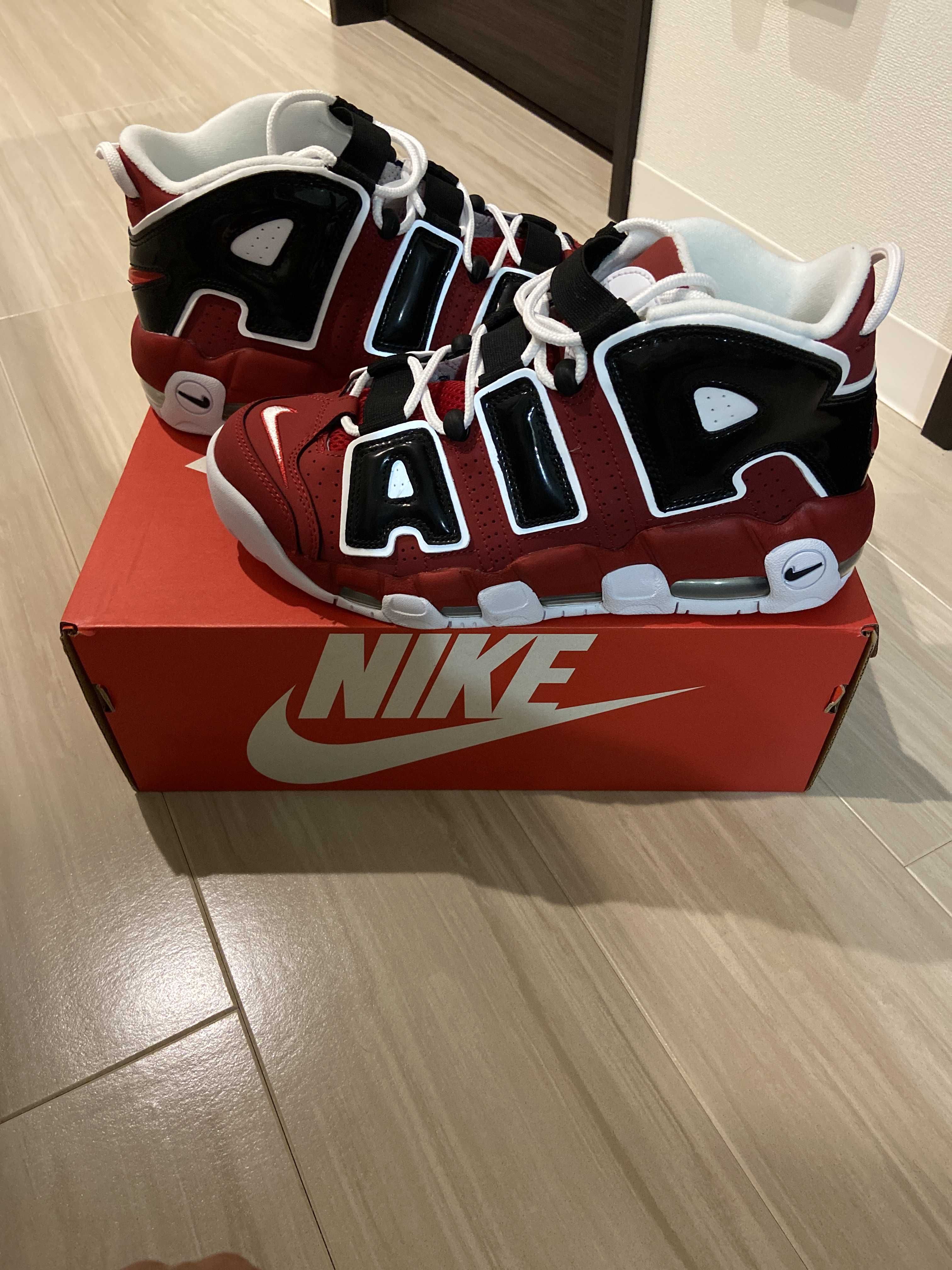 Nike Air More Uptempo ’96 "Black and Varsity Red" (2021) 
