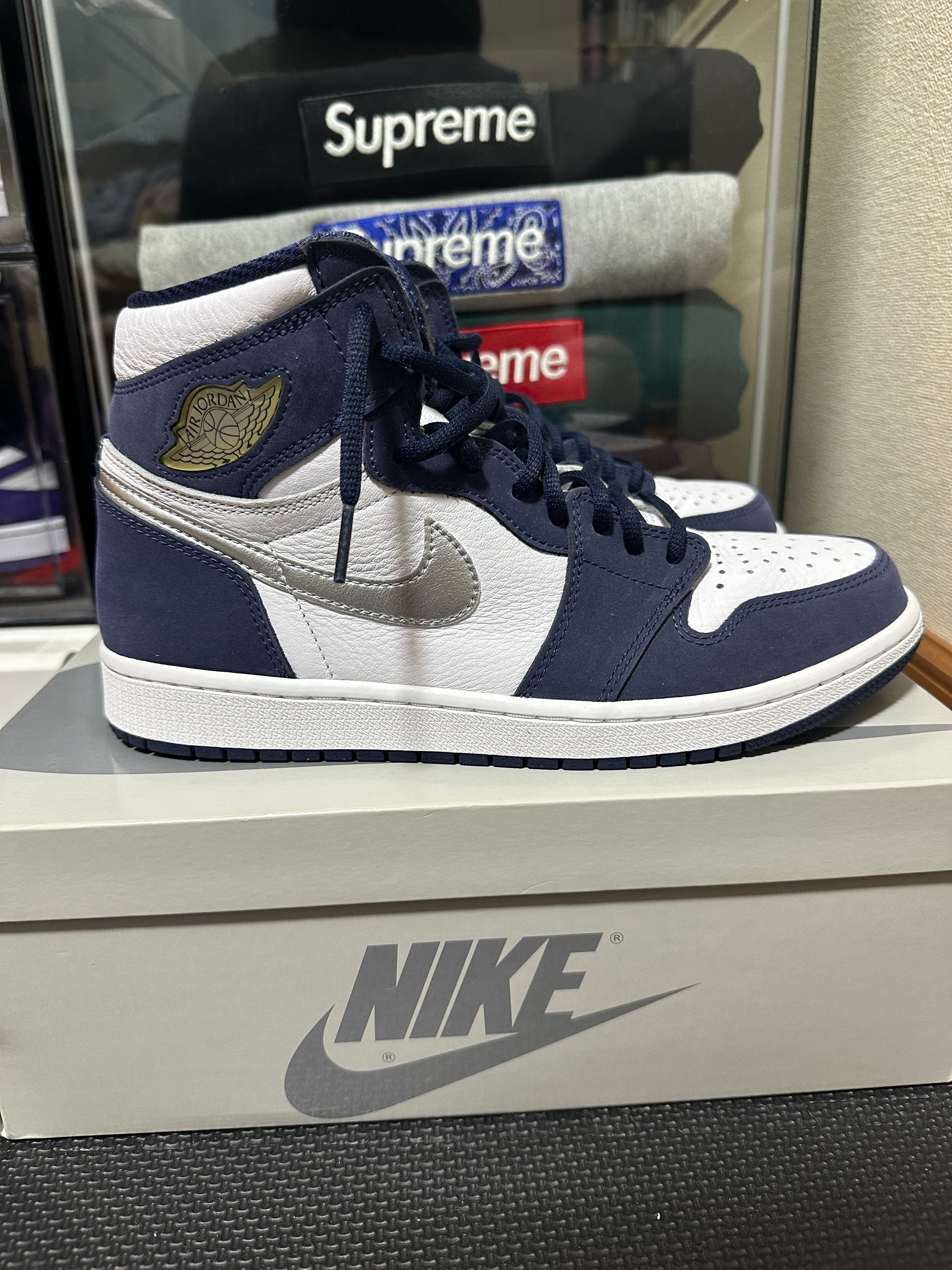 Nike Air Jordan 1 High OG CO.JP "White/Midnight Navy" (2020)(ブリーフケースなし)