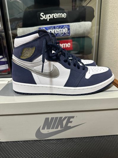 Nike Air Jordan 1 High OG CO.JP "White/Midnight Navy" (2020)(ブリーフケースなし)