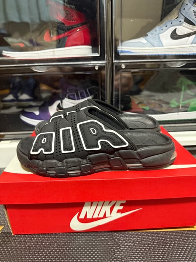 Nike Air More Uptempo Slide "Black" (DV2132-001/DV2137-001)