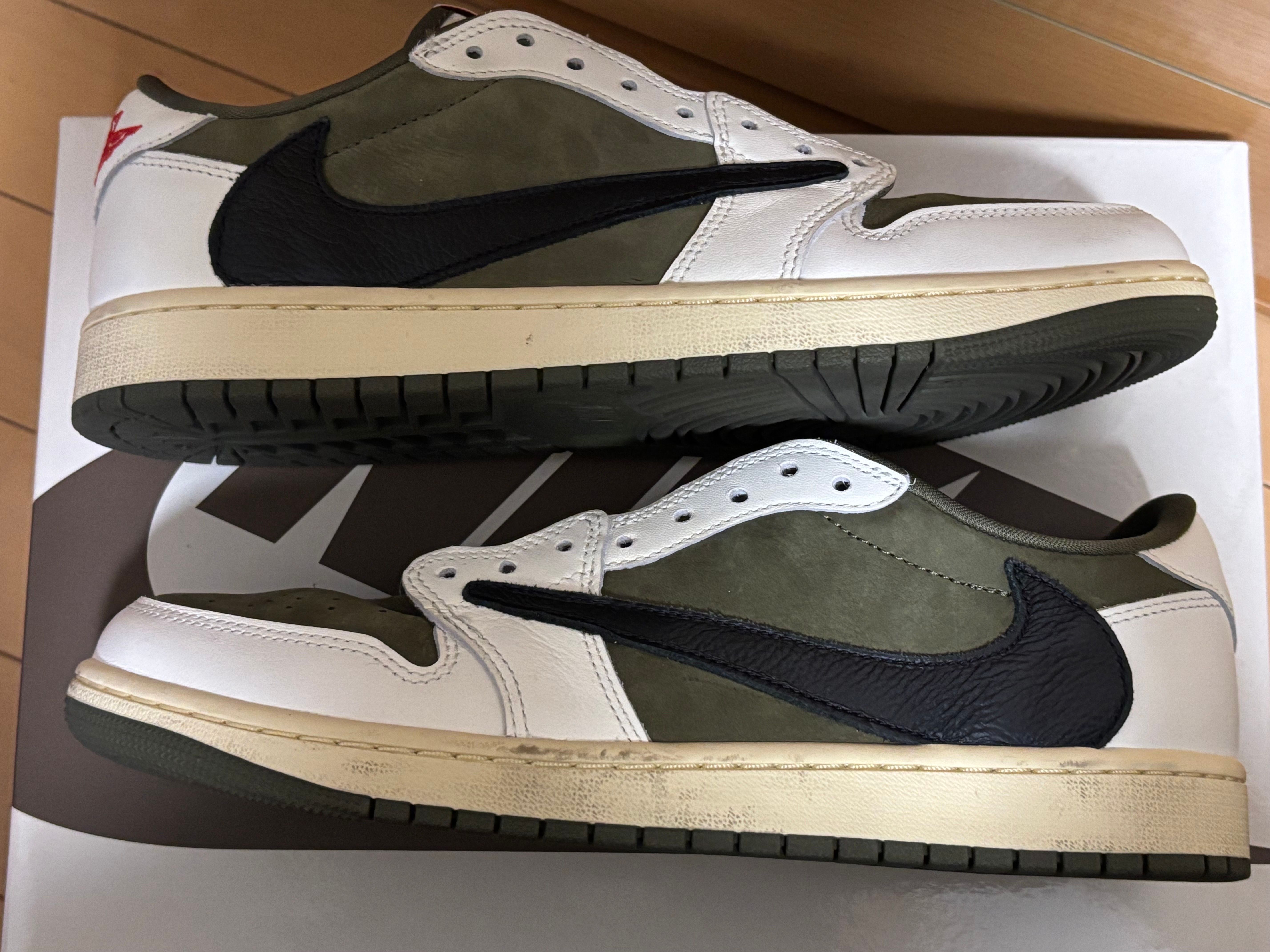 Travis Scott × Nike Air Jordan 1 Low OG SP "Reverse Olive"