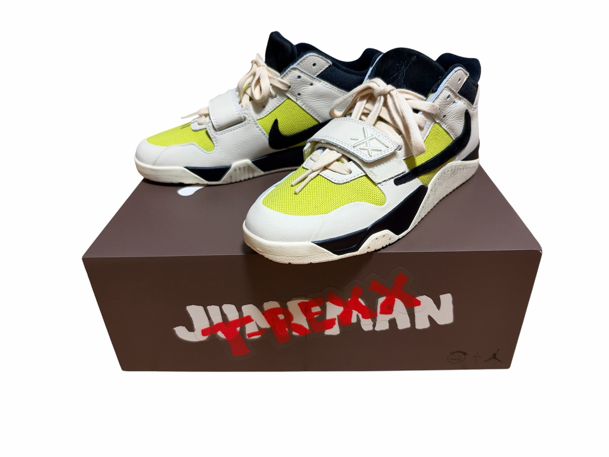 Travis Scott × Nike Jordan Jumpman Jack TR CJ1 T-Rexx "Bright Cactus"