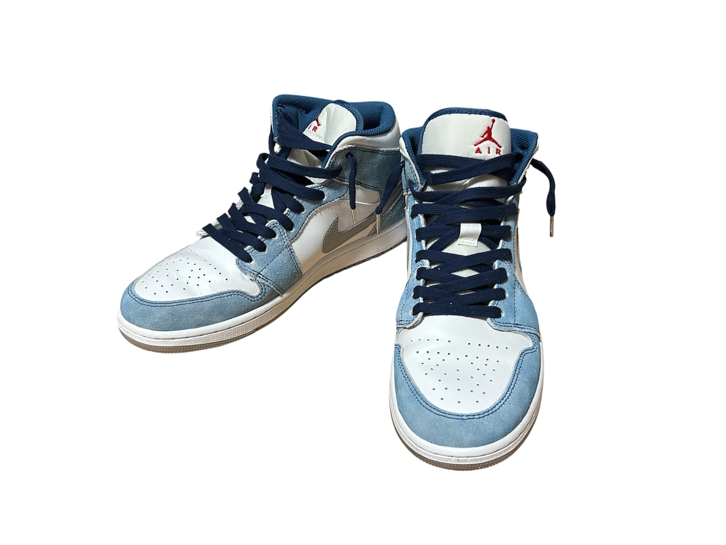 Nike Air Jordan 1 Mid SE "White/Hyper Royal/Red"