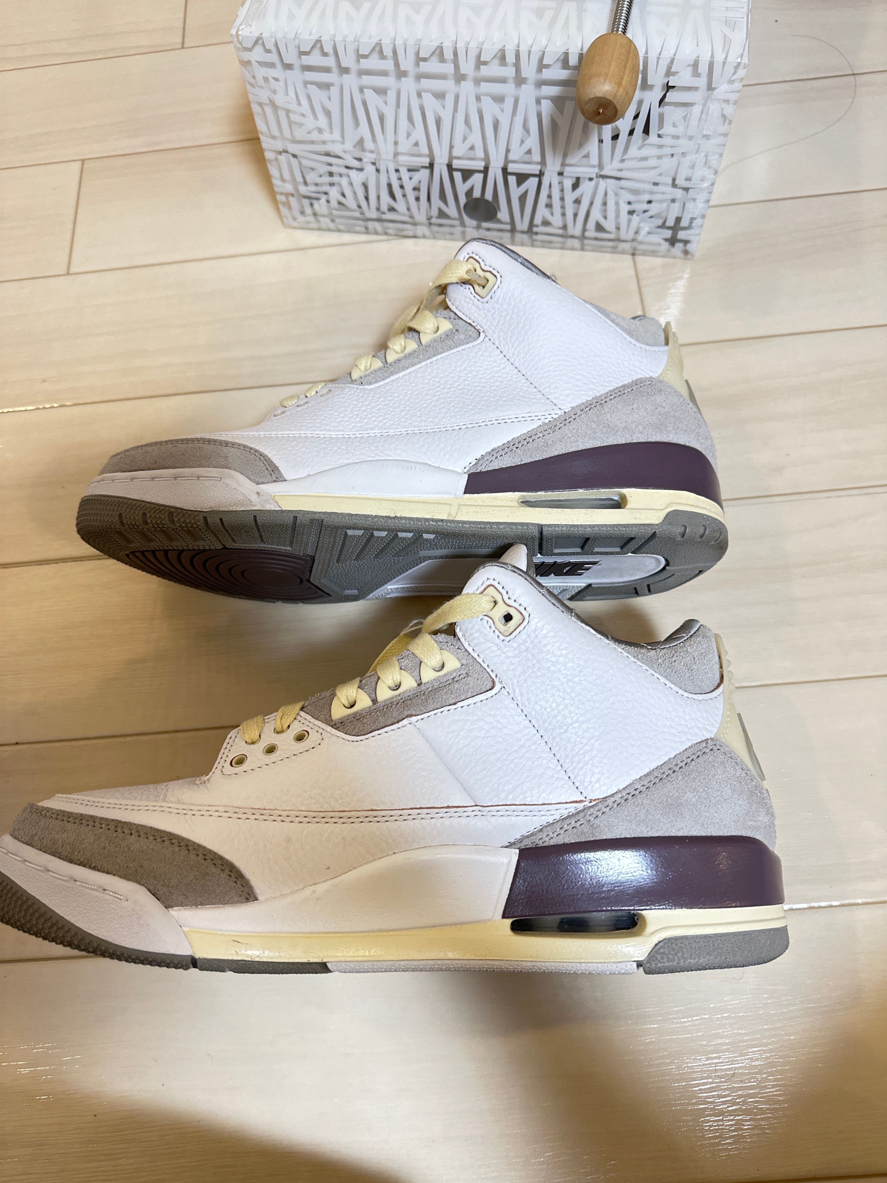 A Ma Maniere × Nike Women's Air Jordan 3 Retro SP "White/Medium Grey Violet Ore"