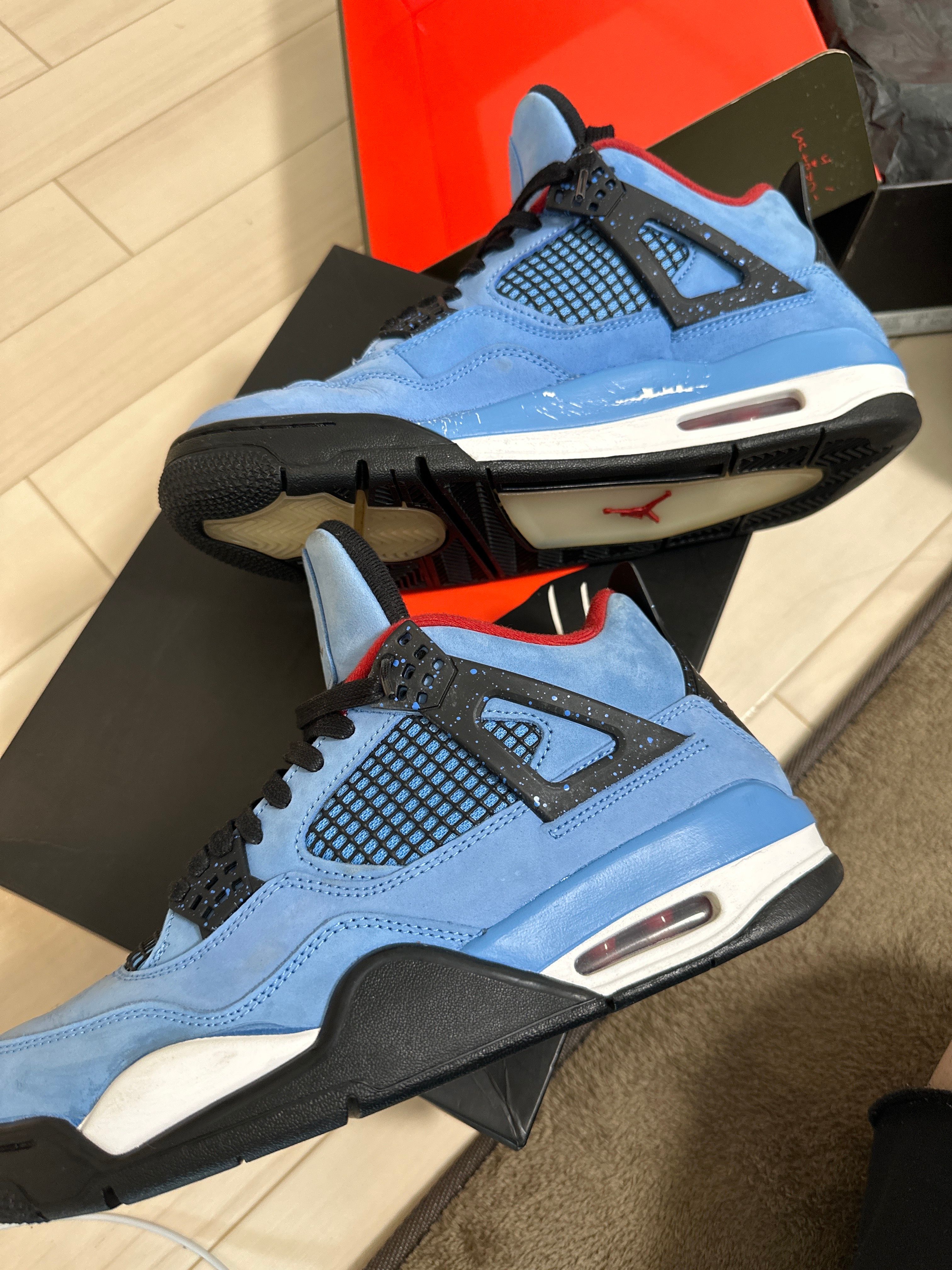 Travis Scott × Nike Air Jordan 4 Retro Cactus Jack "University Blue"