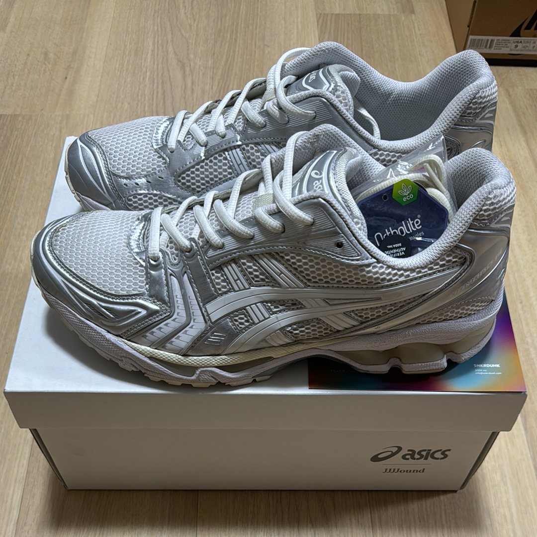 ジョウンド × アシックス ゲルカヤノ14 "ホワイト"