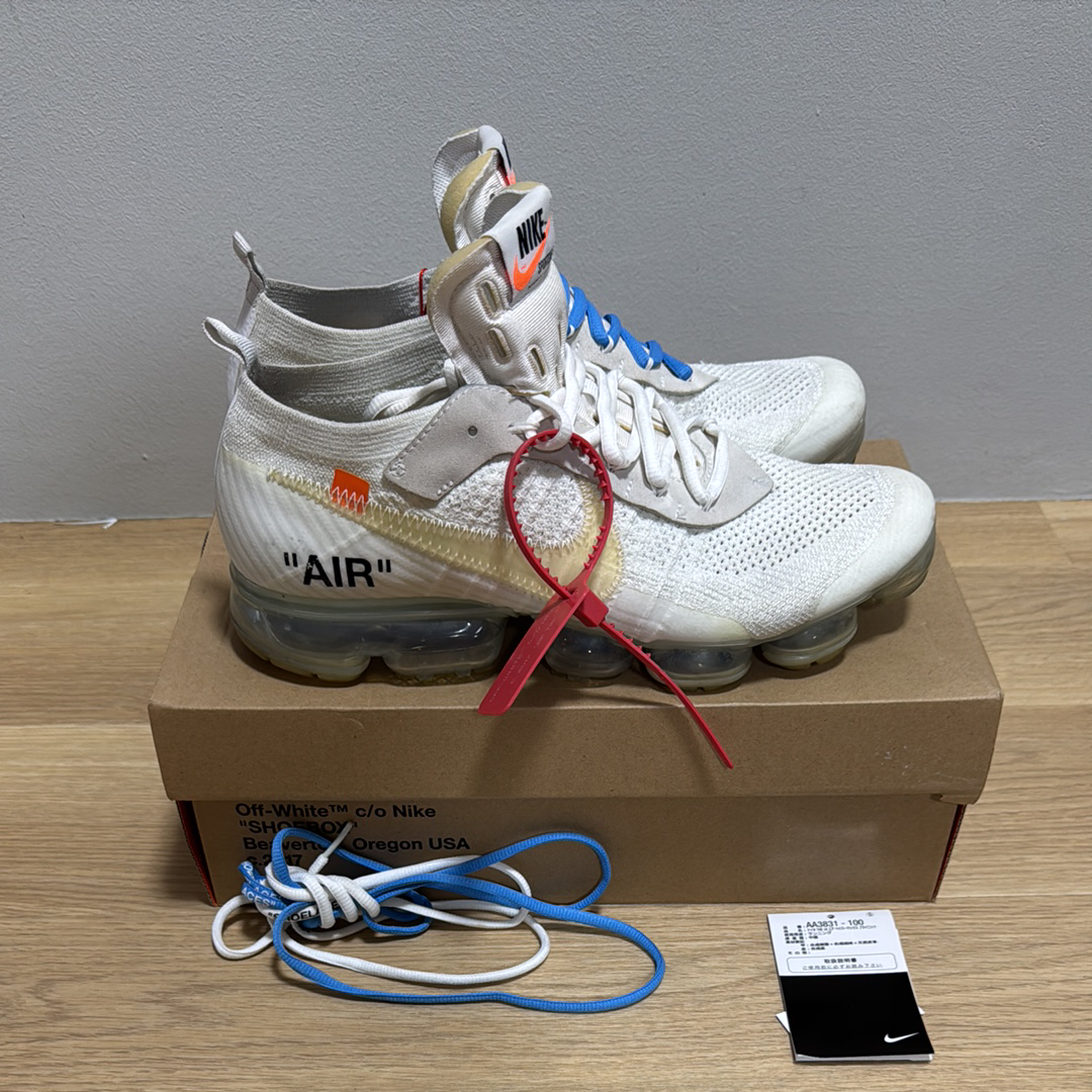 オフホワイト×ナイキ エアヴェイパーマックス "ホワイト"
