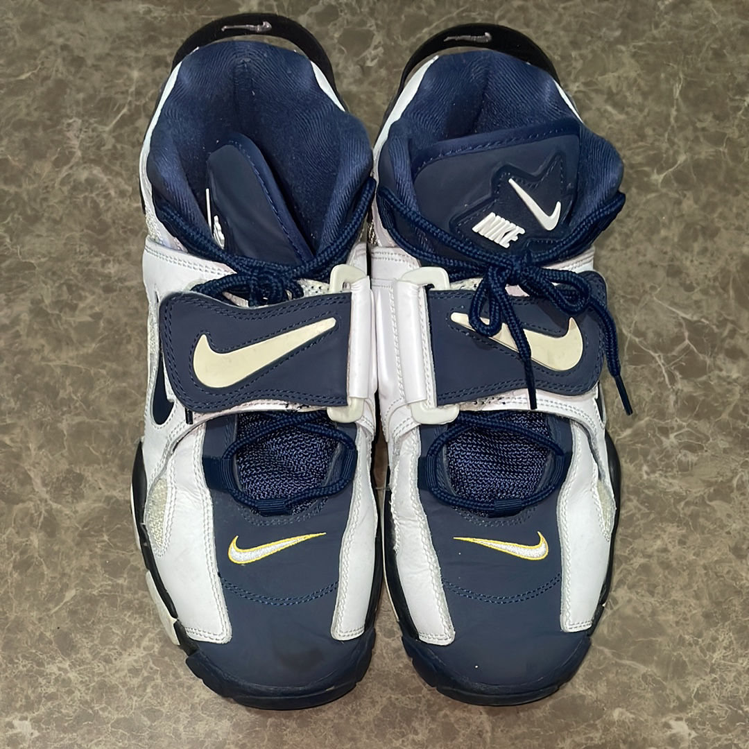 NIKE AIR BARRAGE MID WHITE/NAVY