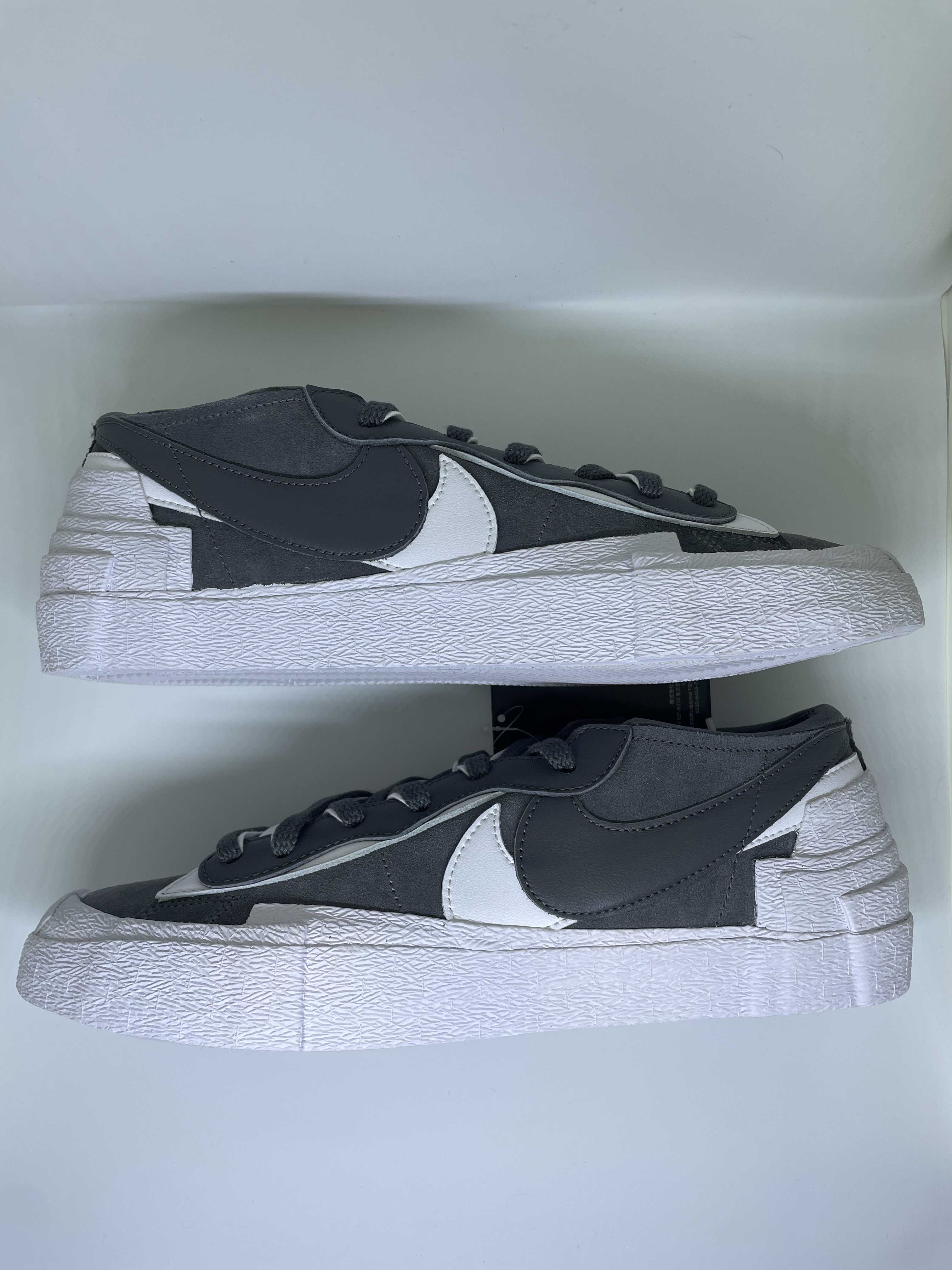 Sacai × Nike Blazer Low "Iron Grey"