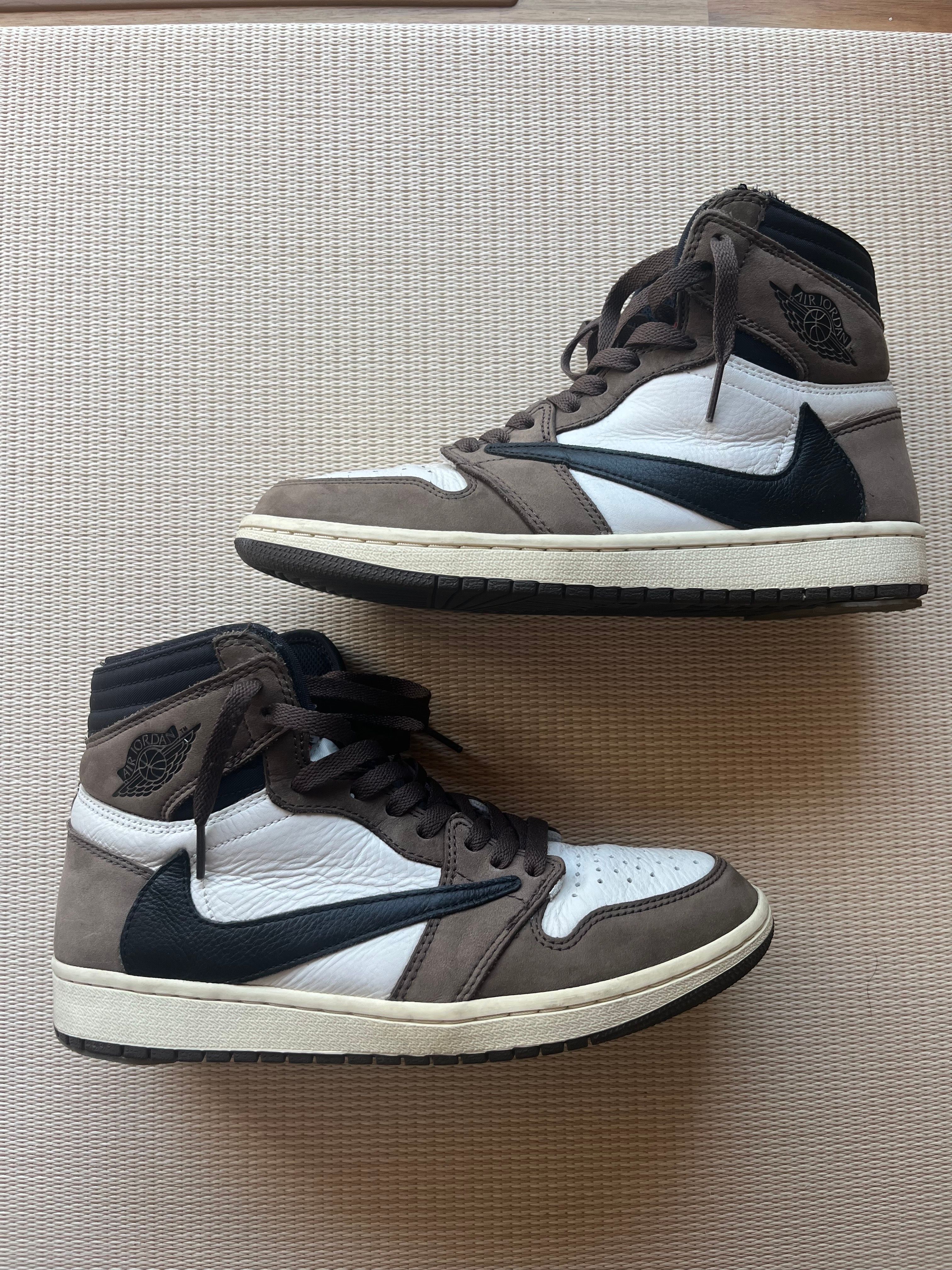 Travis Scott × Nike Air Jordan 1 Retro High OG TS SP "Sail/Dark Mocha"