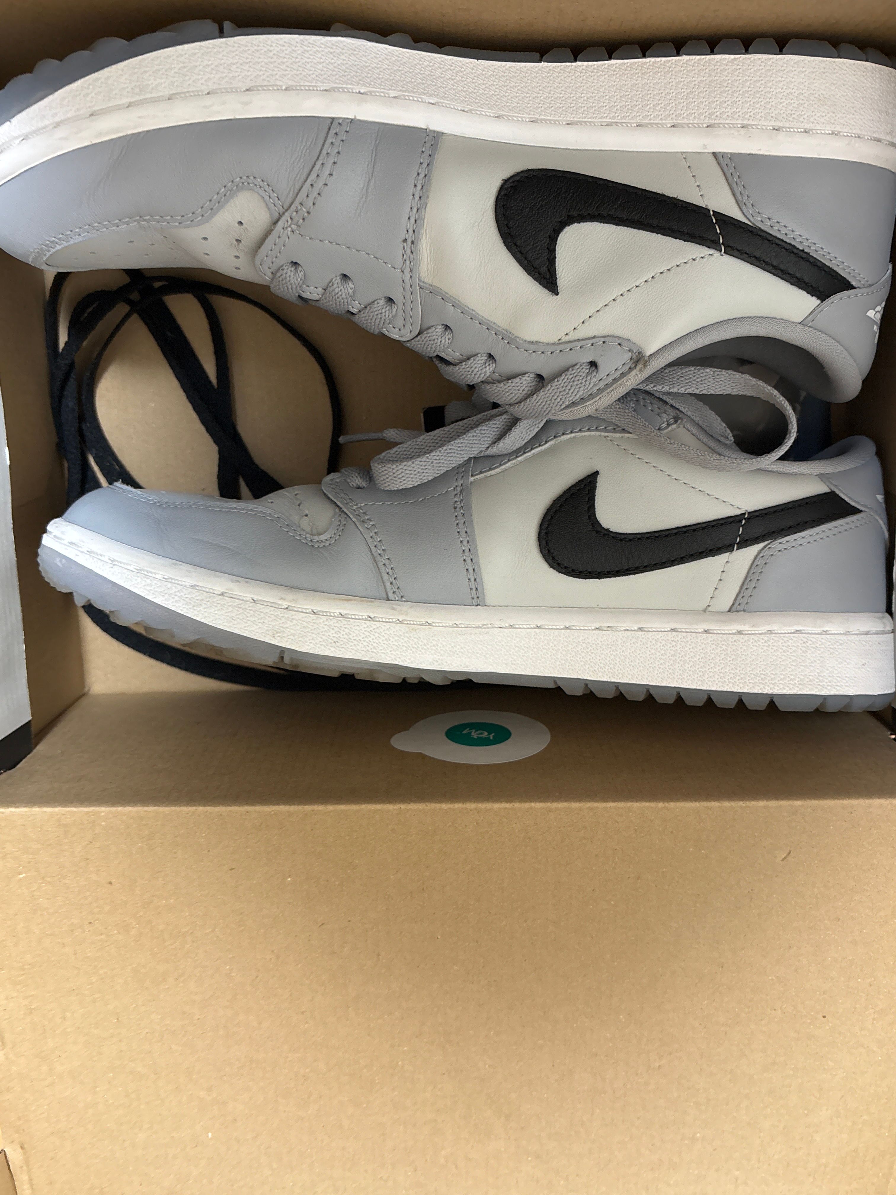 Nike Air Jordan 1 Low Golf "Wolf Grey/Photon Dust/White/Black"