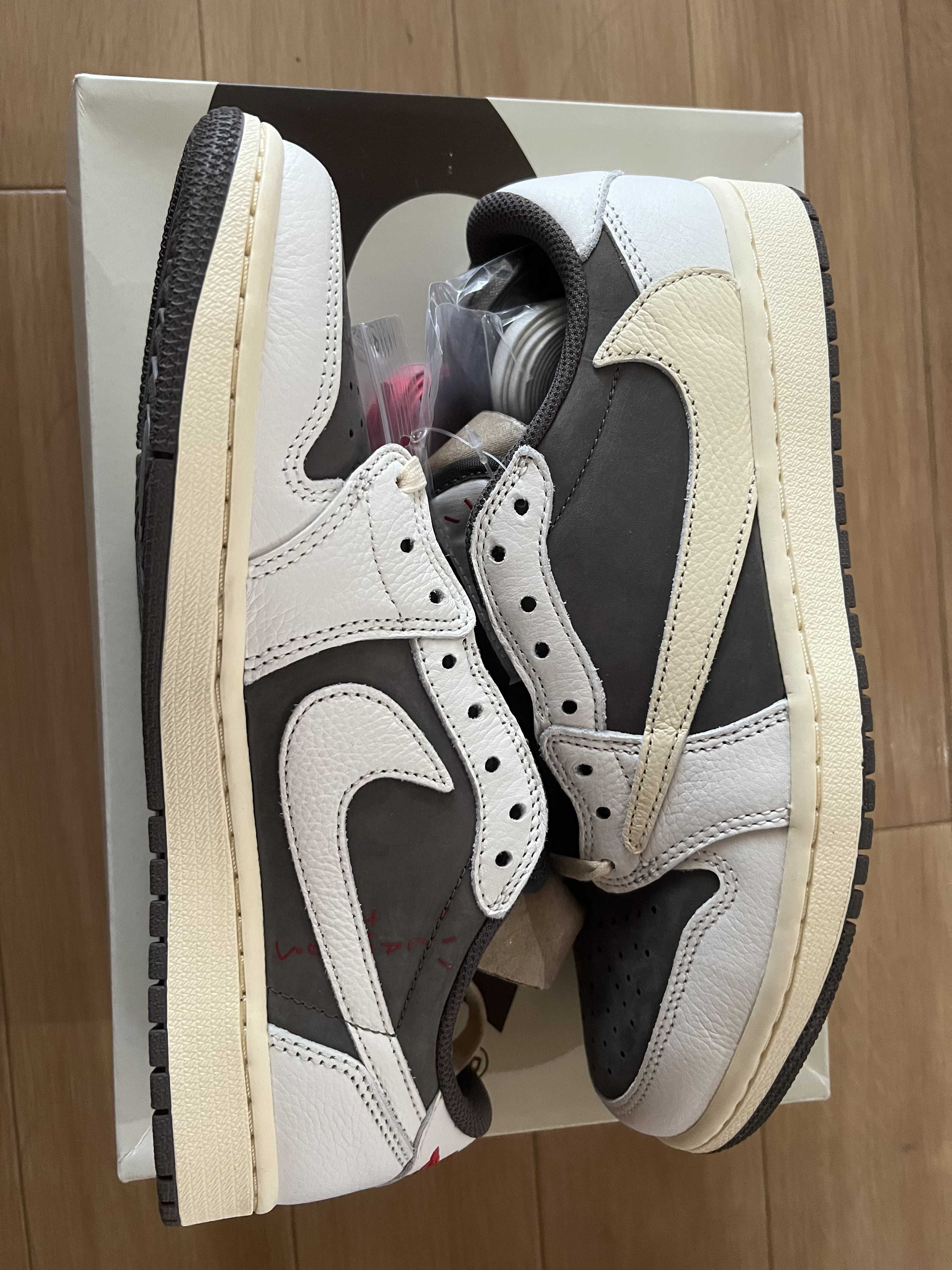 Travis Scott × Nike Air Jordan 1 Low OG SP "Reverse Mocha/Sail and Ridgerock"