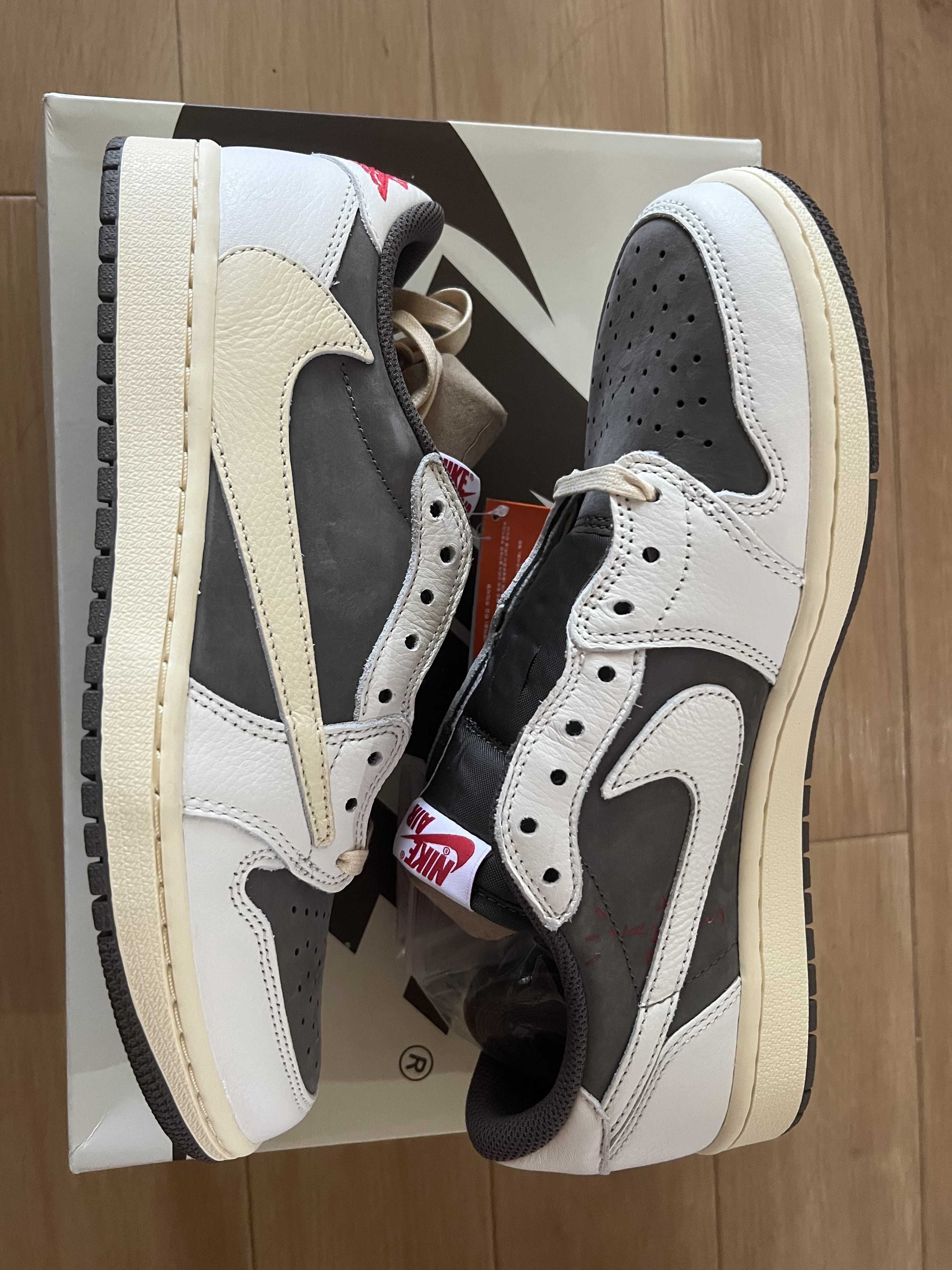Travis Scott × Nike Air Jordan 1 Low OG SP "Reverse Mocha/Sail and Ridgerock"