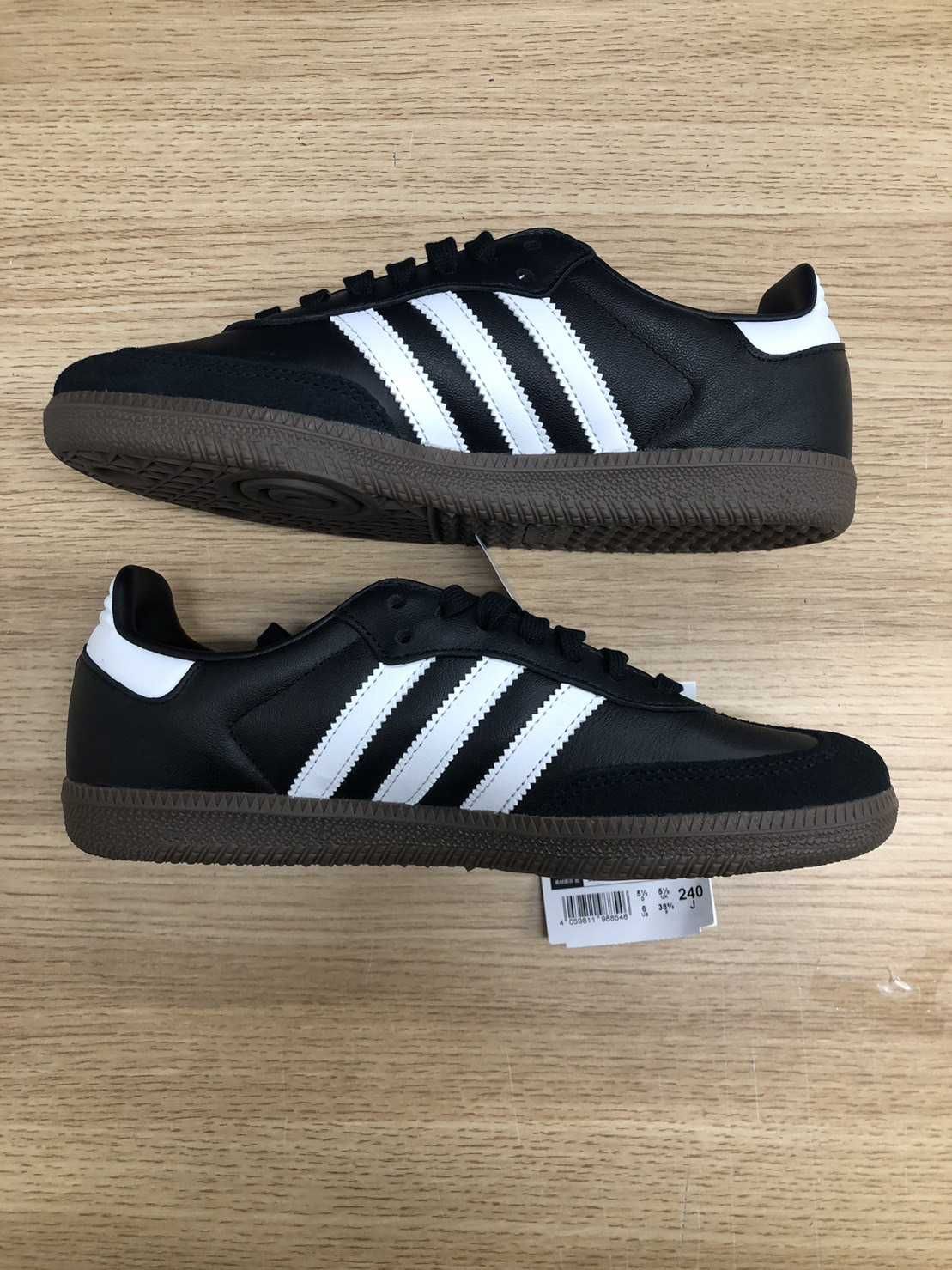 adidas Samba OG "Core Black/Cloud White/Gum"
