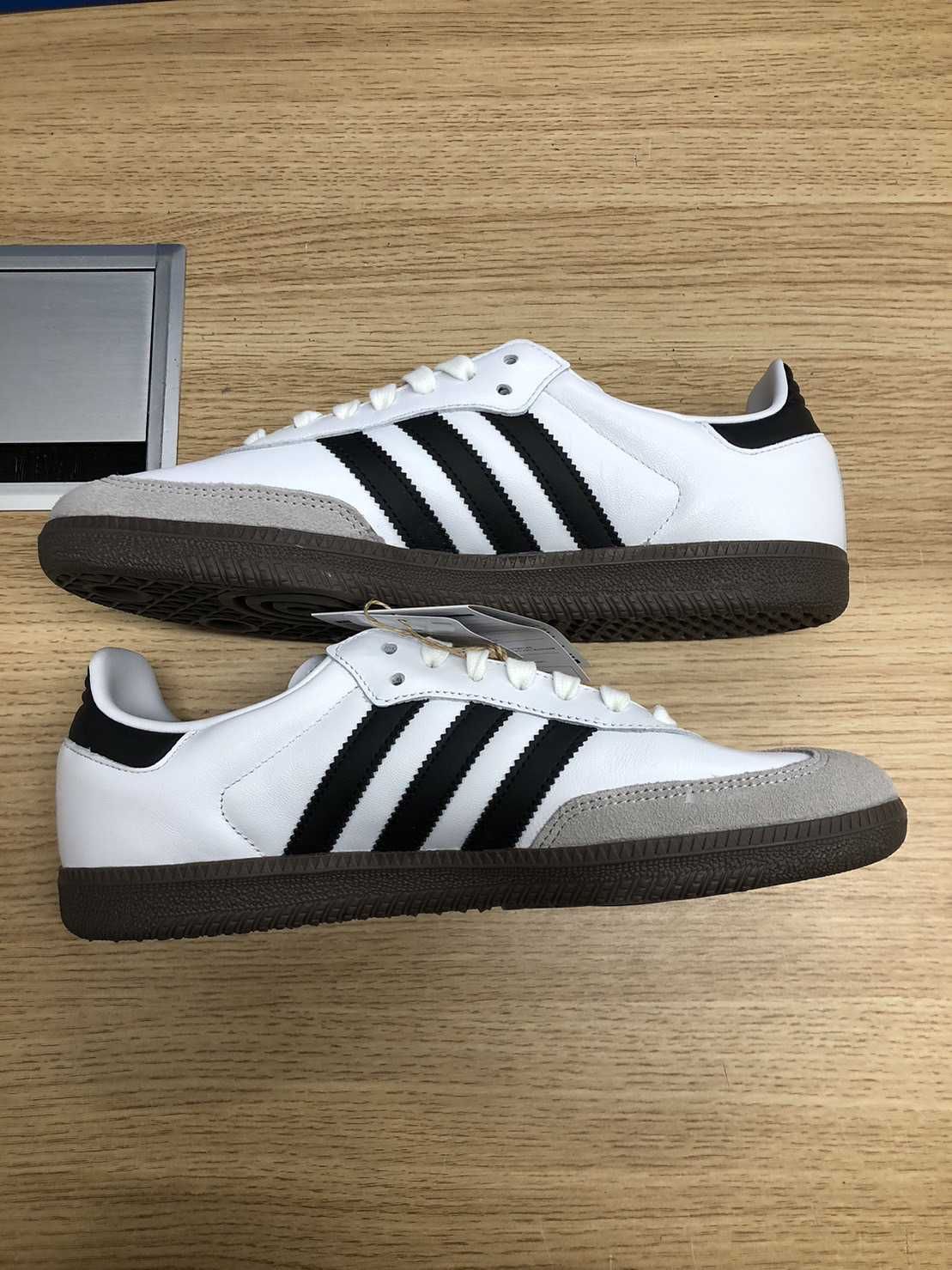 adidas Samba OG "Cloud White/Core Black/Clear Granite"