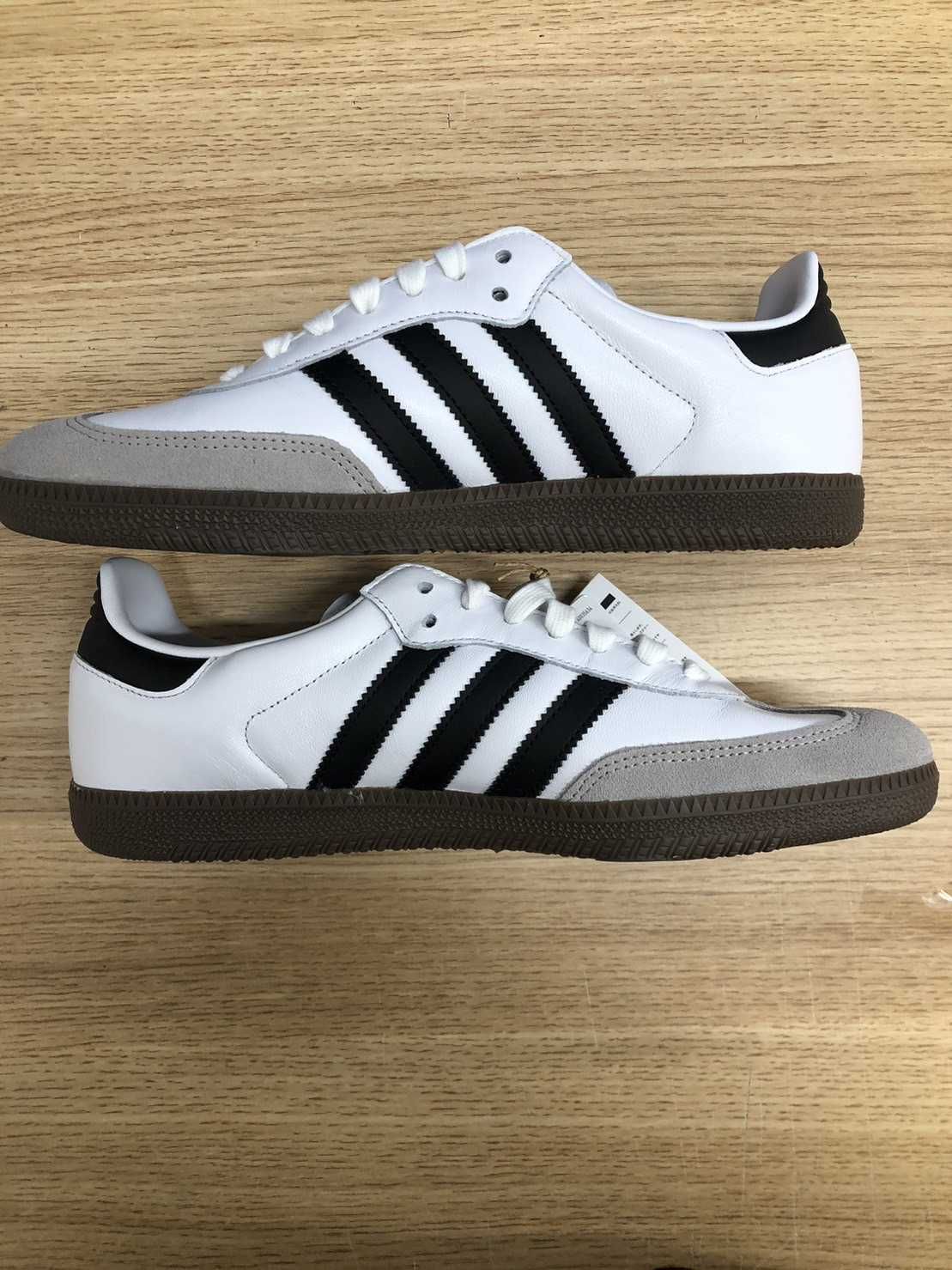adidas Samba OG "Cloud White/Core Black/Clear Granite"
