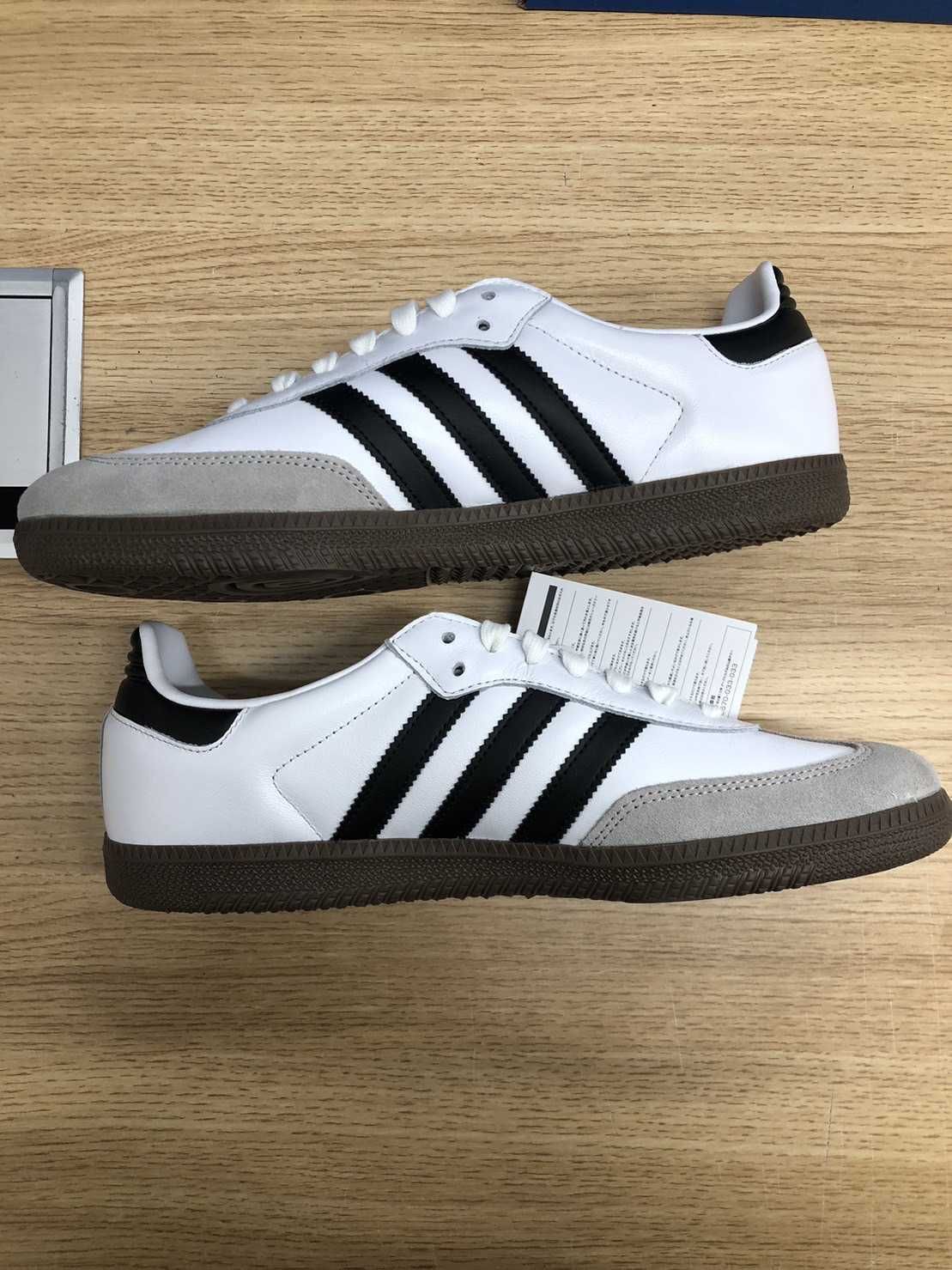 adidas Samba OG "Cloud White/Core Black/Clear Granite"