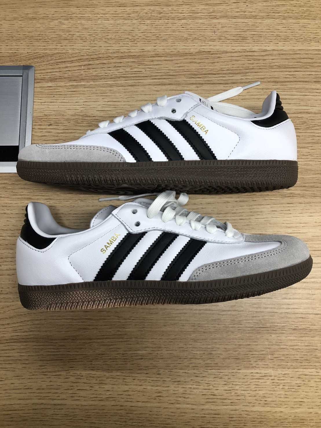adidas Samba OG "Cloud White/Core Black/Clear Granite"