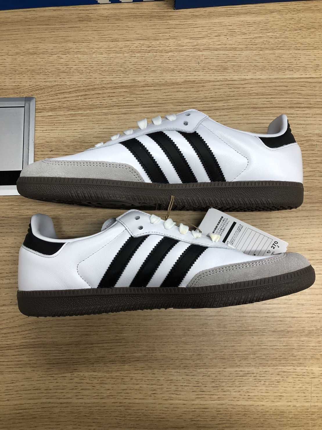 adidas Samba OG "Cloud White/Core Black/Clear Granite"