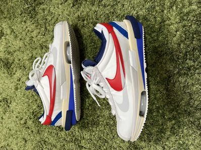 sacai × Nike Zoom Cortez "White and University Red"