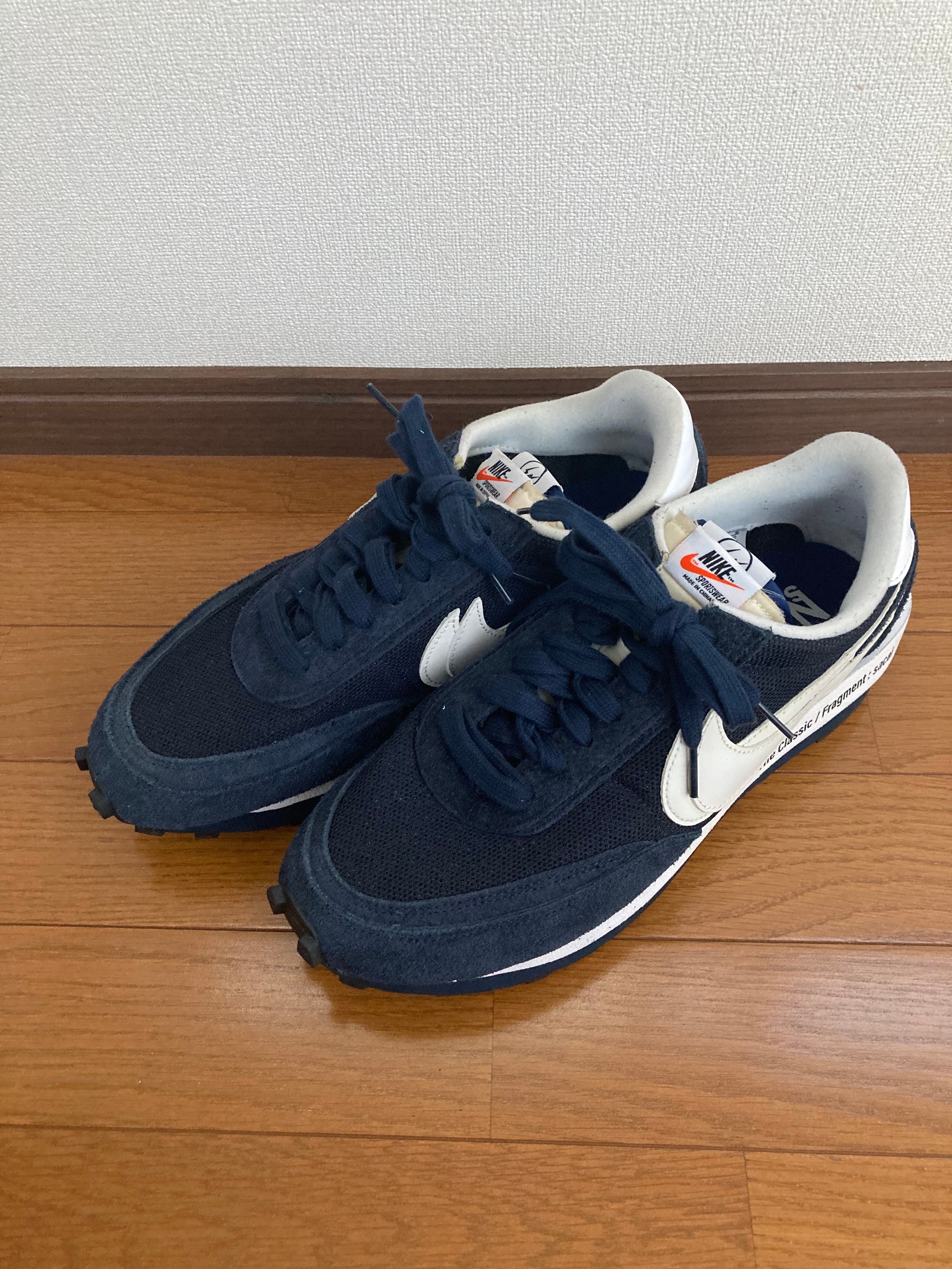 Fragment × sacai × Nike LD Waffle "Blackended Blue"