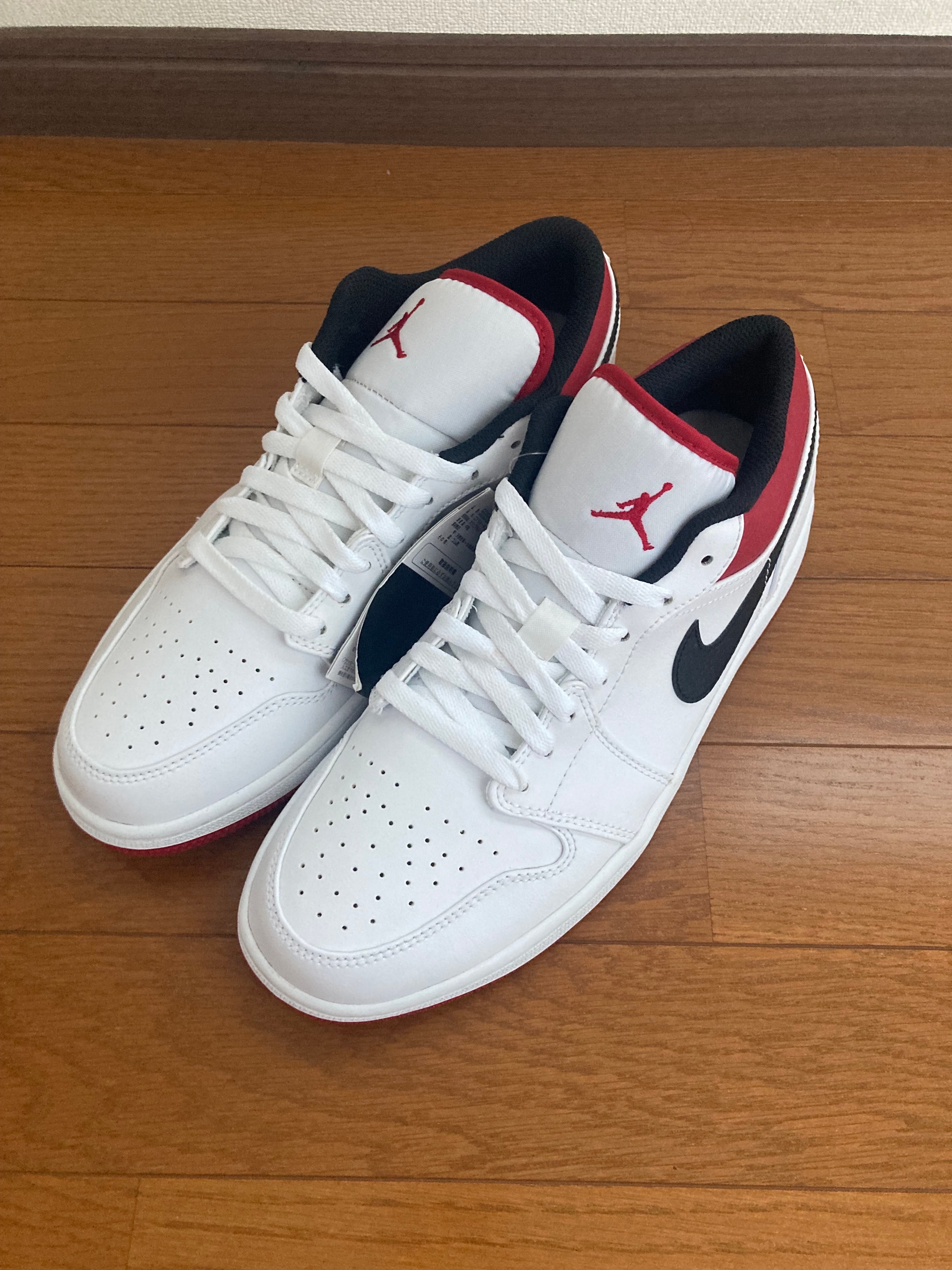Nike Air Jordan 1 Low "White/University Red/Black"