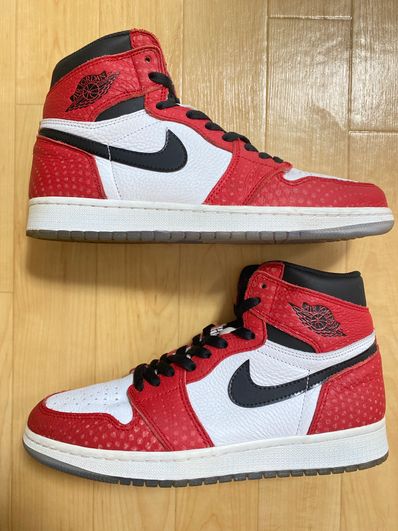 Spiderman × Nike Air Jordan 1 Origin Story "Gym Red/White/Photo Blue/Black"