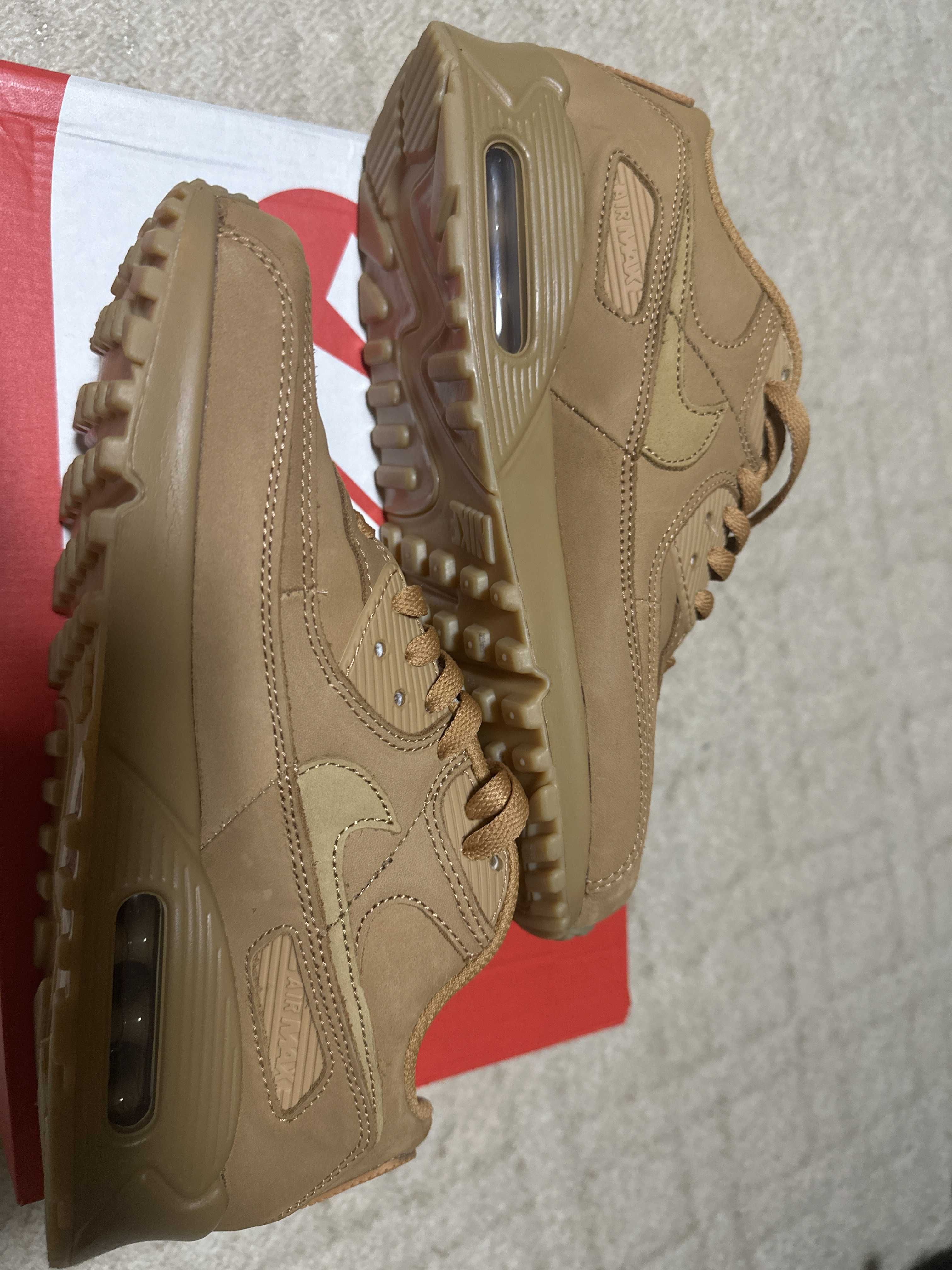 Nike Air Max 90 PRM "Flax/Gum Light Brown/Wheat"